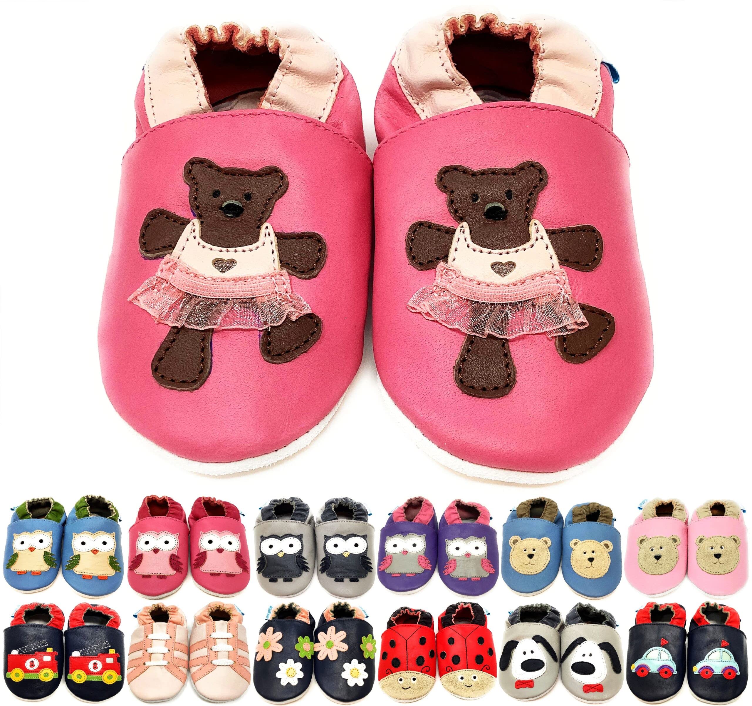 Soft Leather Baby Shoes - Minifeet - Soft Leather Baby Shoes