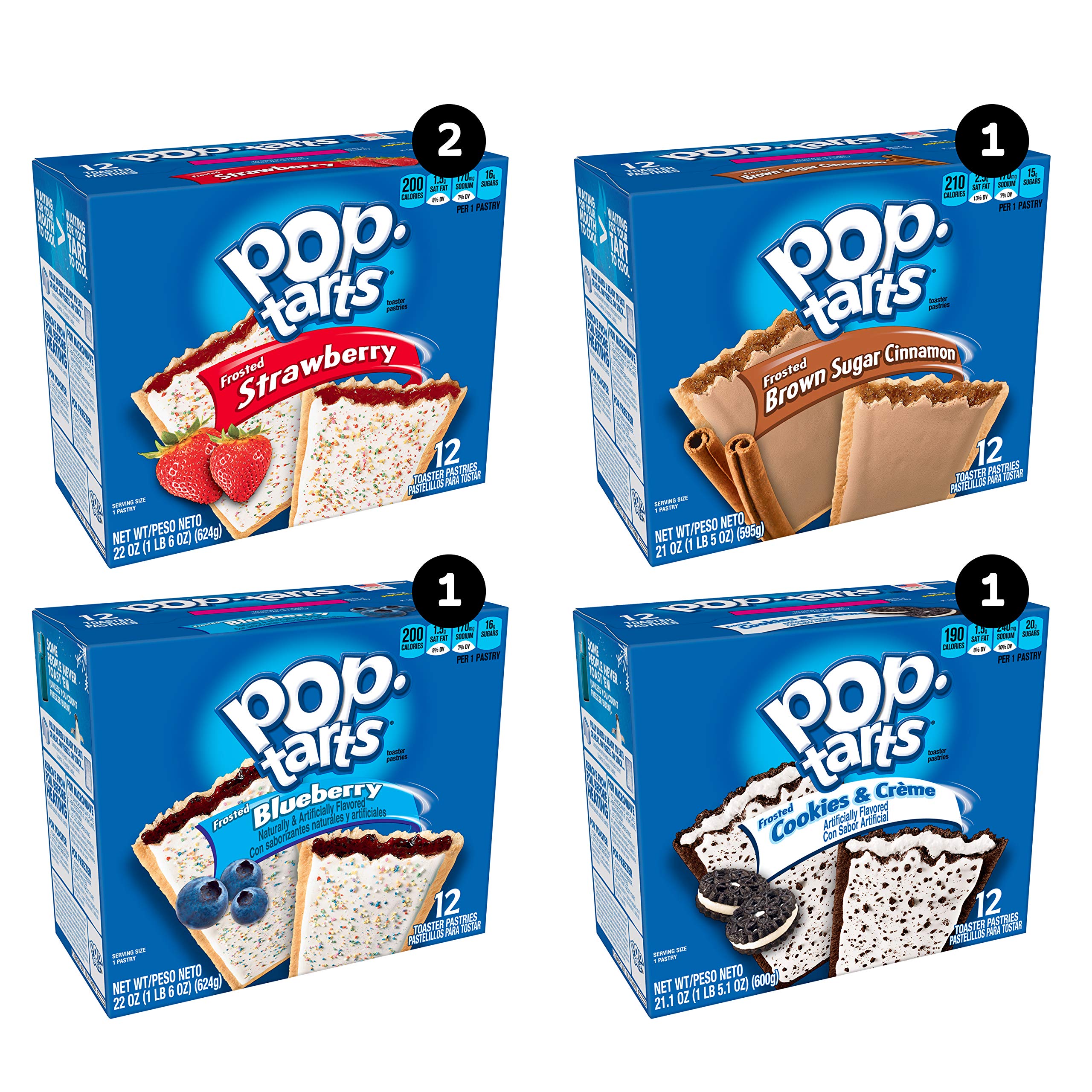 Pop Tarts 9 Flavor Variety Pack - Fruit Flavored Toaster Pastries, Gift  Boxed - Breakfast Foods, Kids Snack