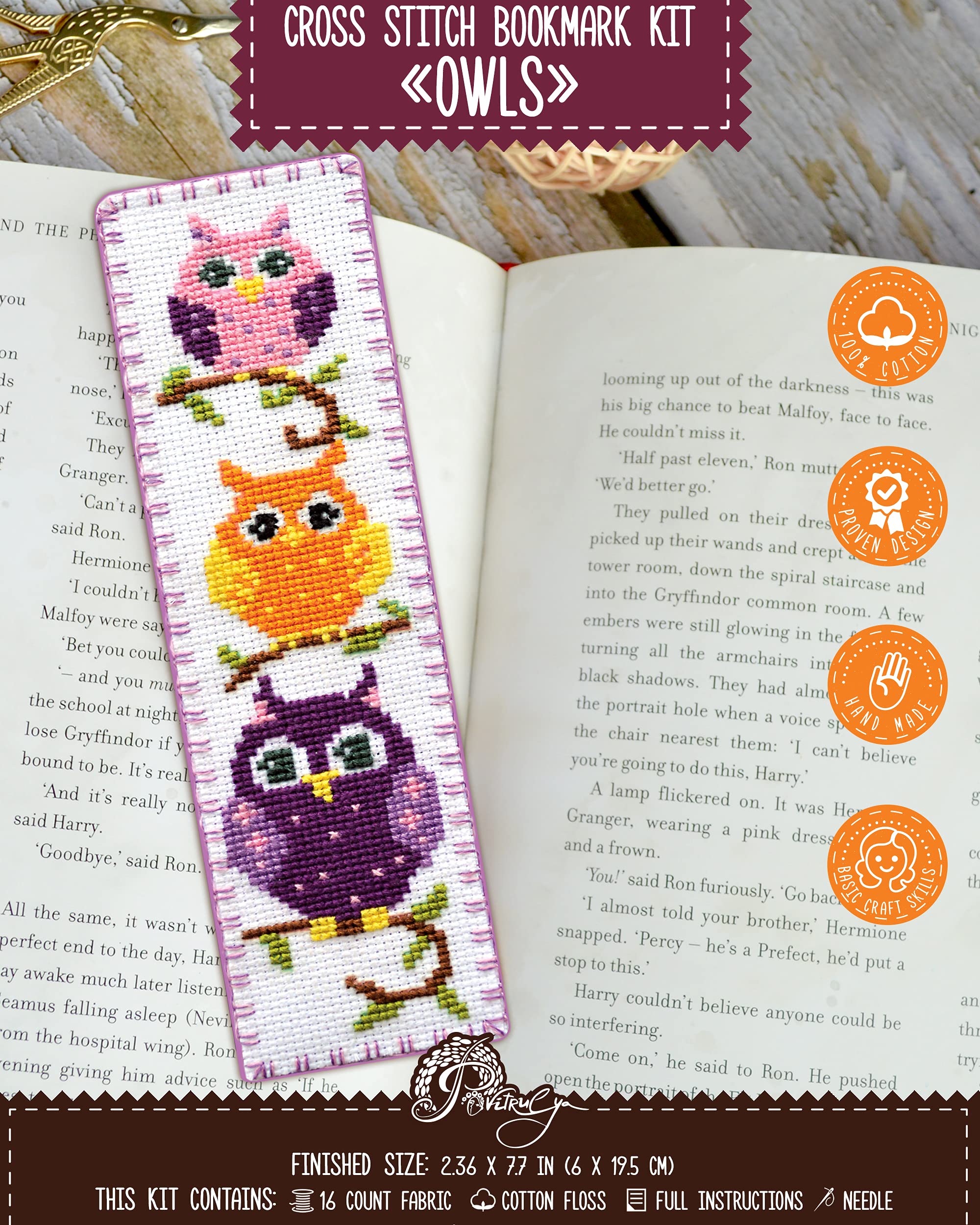 Bookmark Sewing Kit - Variety Pack - Beginner Sewing Project Kit - Sewing  Kits for Kids