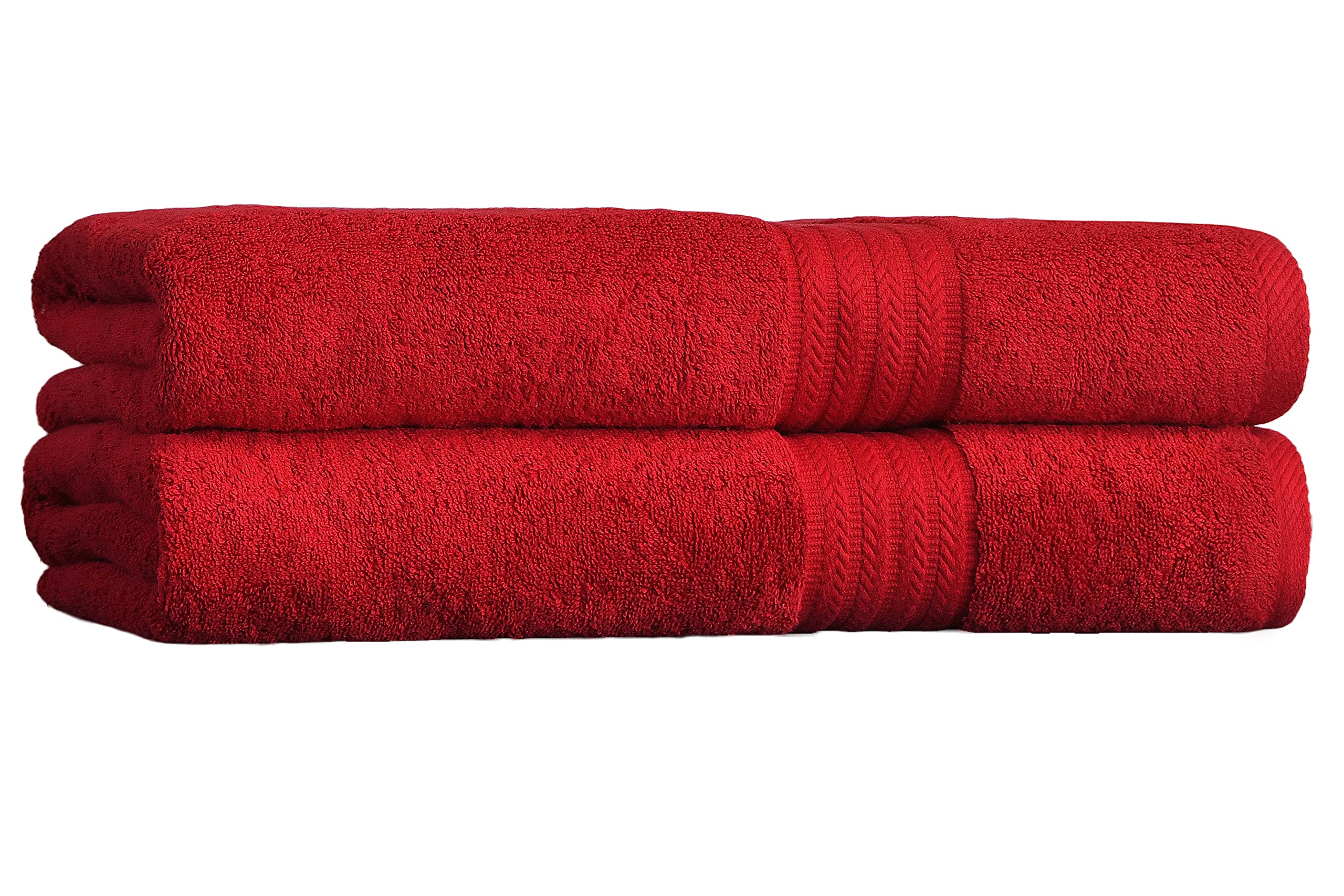 Premium Long Staple Cotton Bath Towel Set: Soft & Absorbent