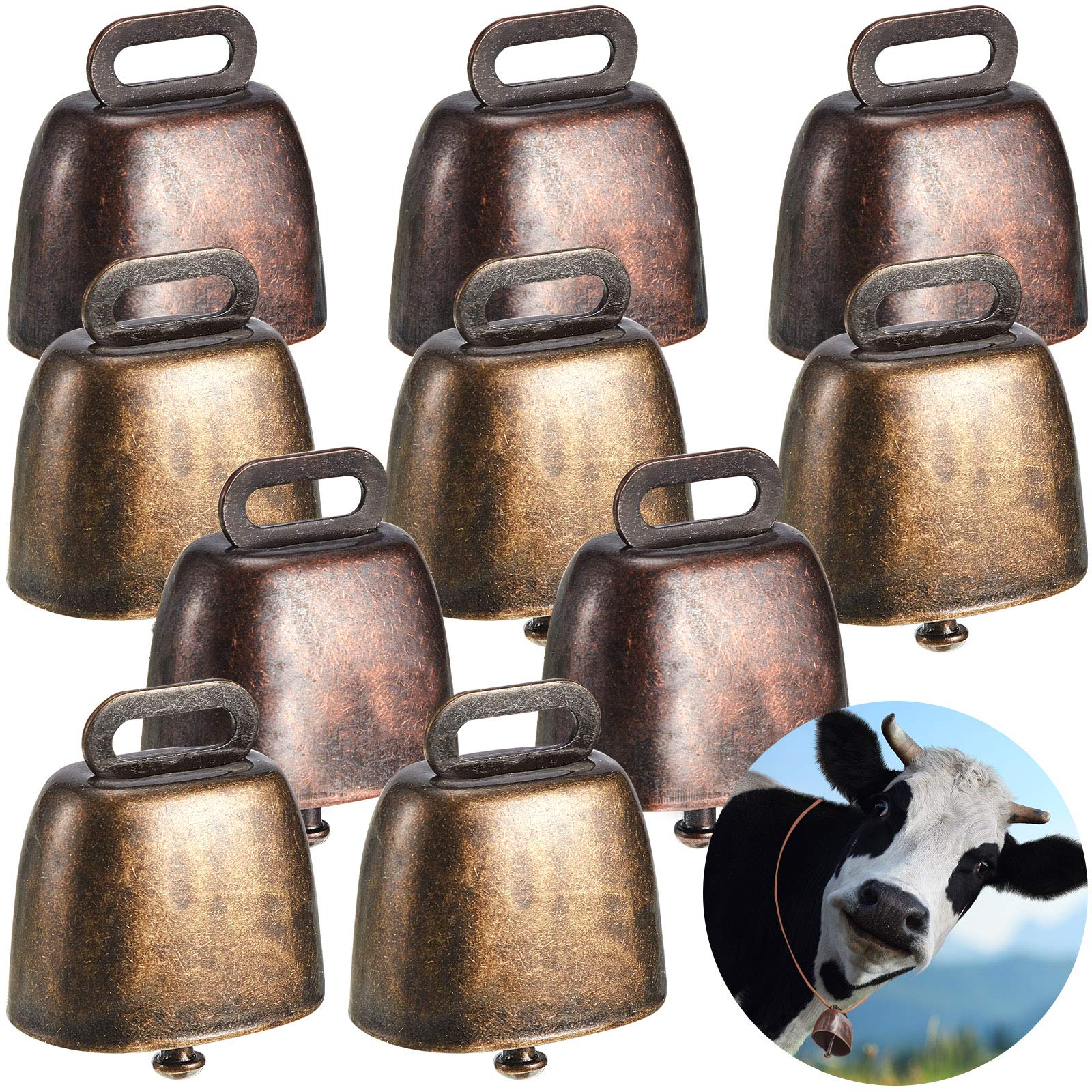 Ripeng Cow Horse Sheep Grazing Copper Bells Small Brass Bells