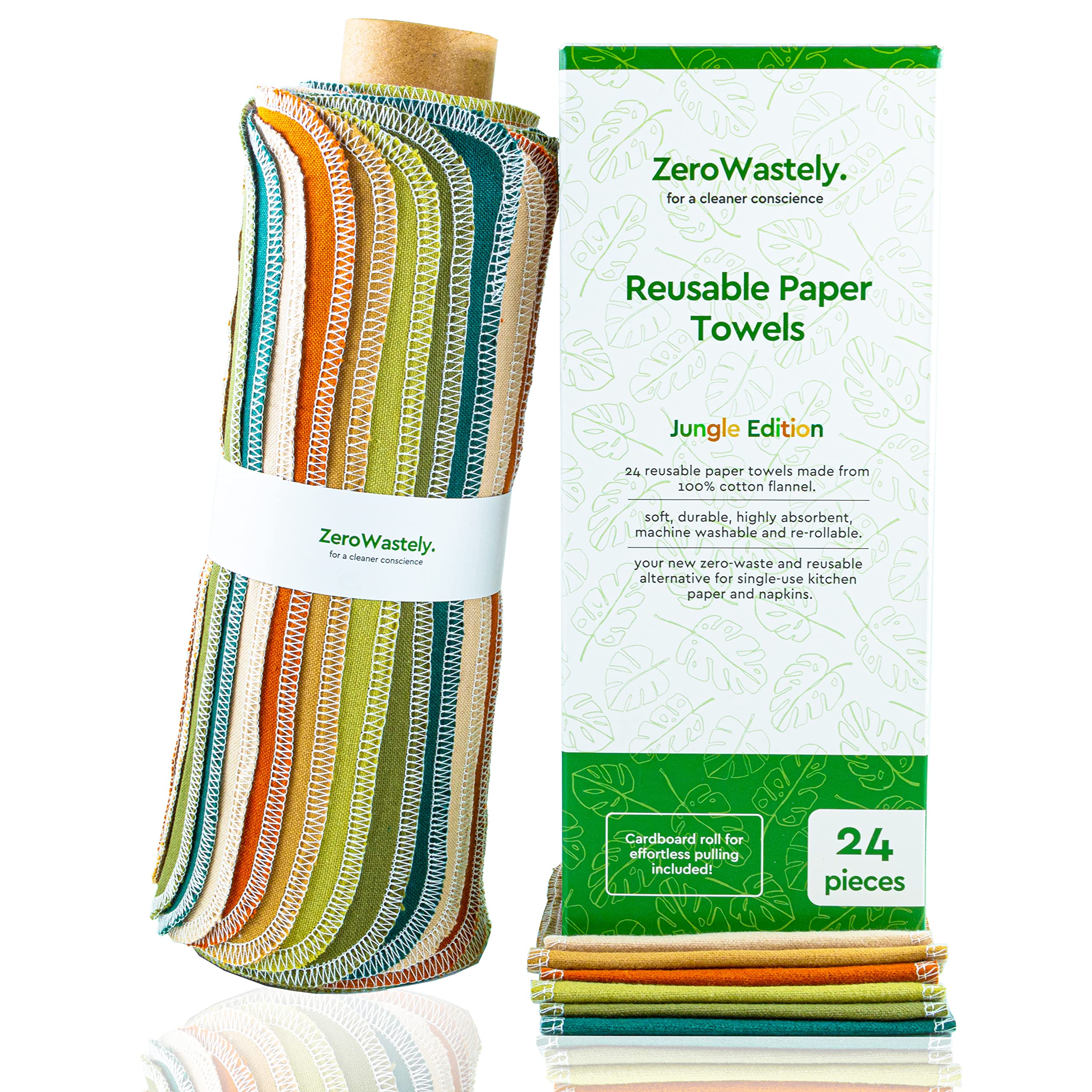 Paperless Kitchen Towels, Zero Waste, Reusable Paper Towels Roll