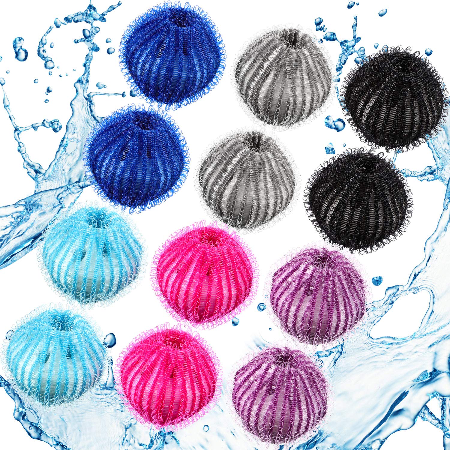 6pcs Pet Hair Remover for Laundry Reusable Lint Remover Washing Balls Washer  and Dryer Ball Remove