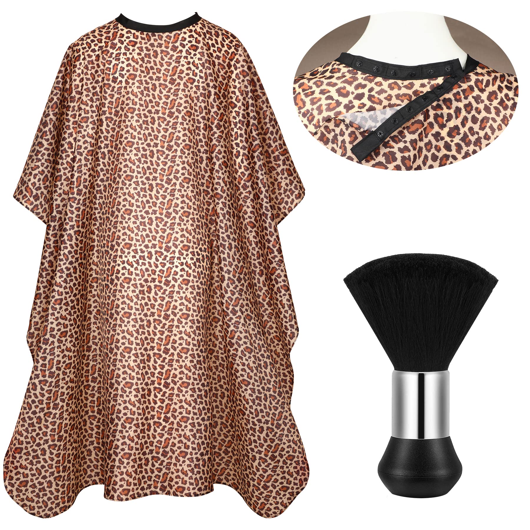 Exotic Leopard Hair Stylist Cape Collection