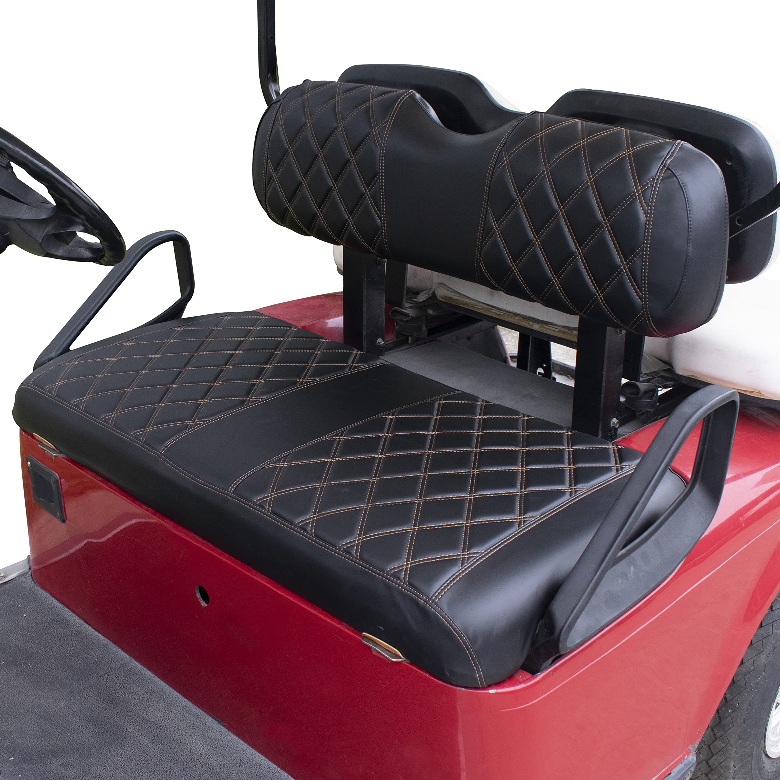 Golf Cart Seat Cover Club Car TXT Black 
