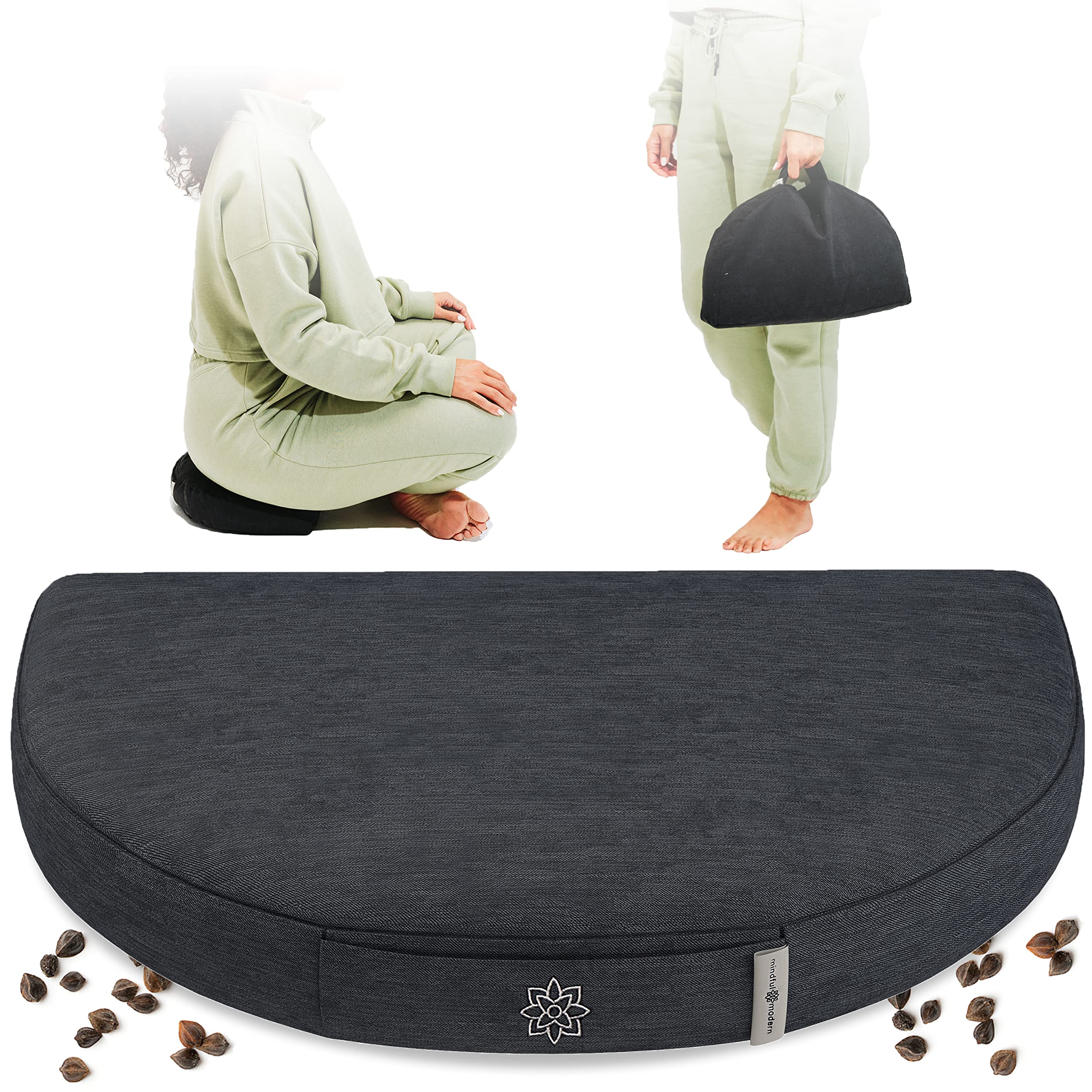 Mindful & Modern Travel Meditation Cushion