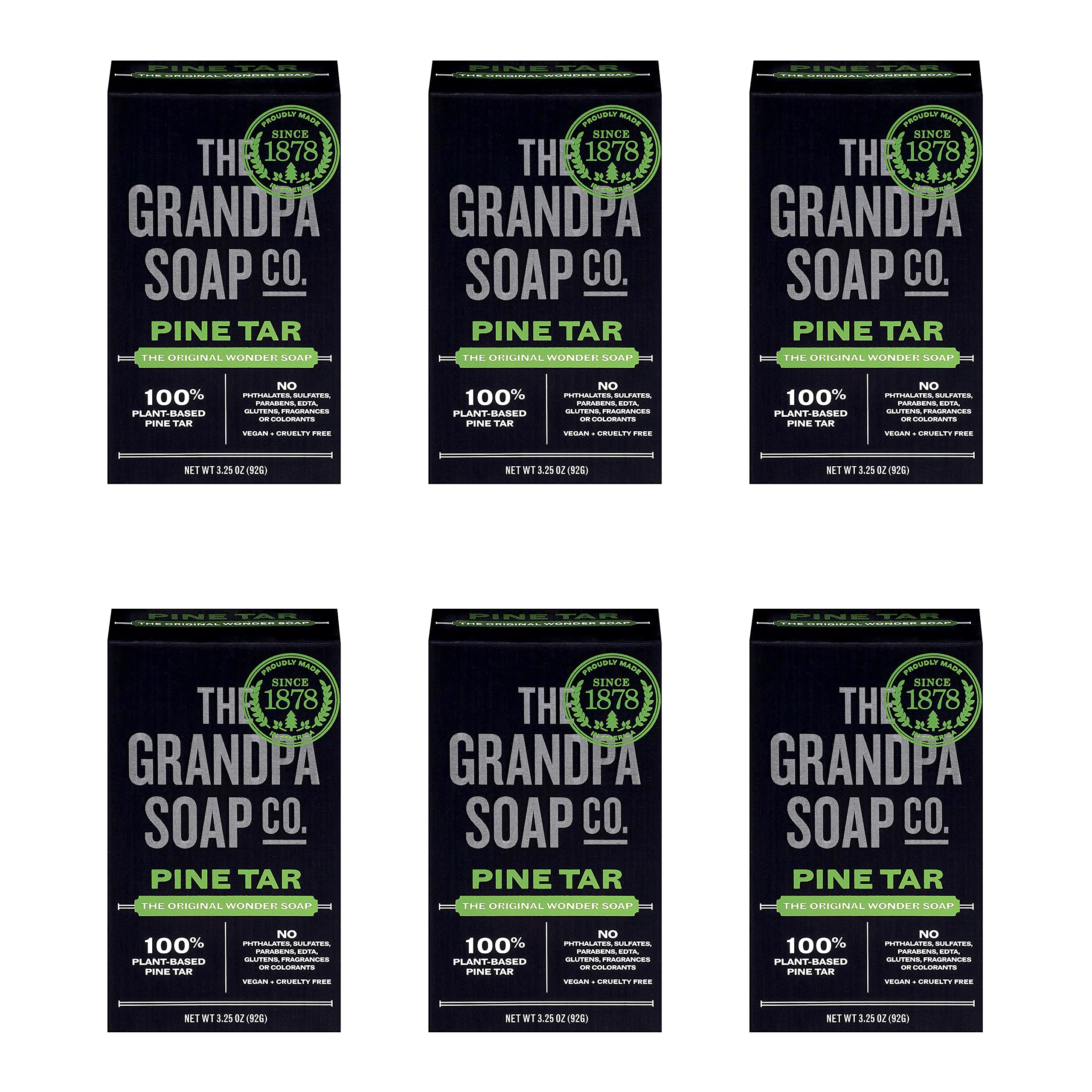 Grandpa's Soap Pine Tar, Vegetable Based - 3.25 oz bar