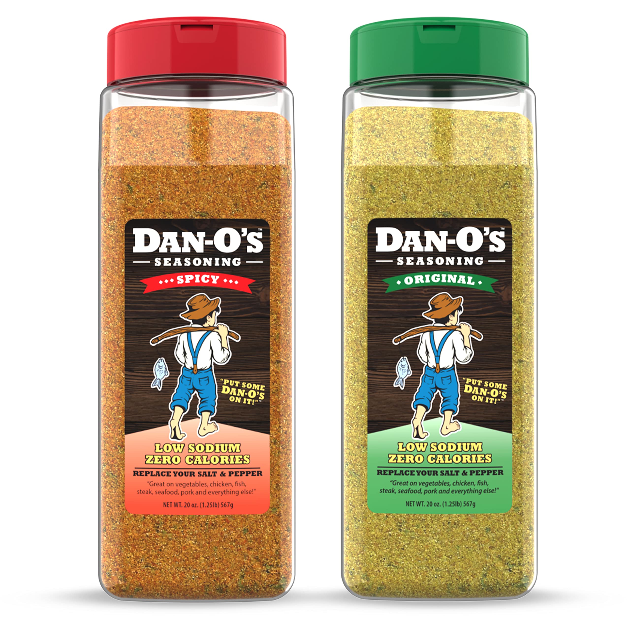 2 pack) Dan-O's Original Seasoning - All-Natural, 20oz 