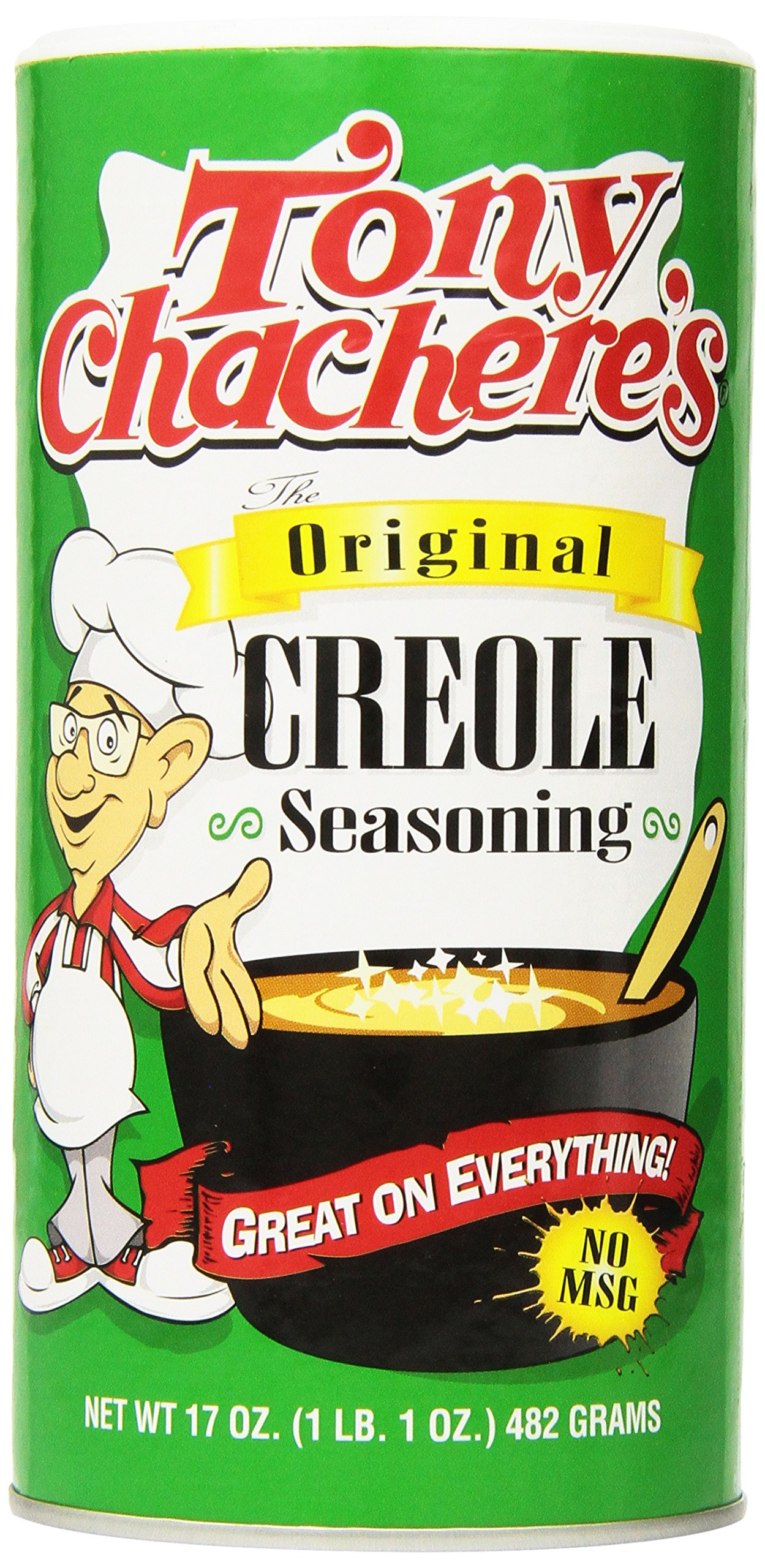  Tony Chacheres Seasoning Creole, 17 oz Canister