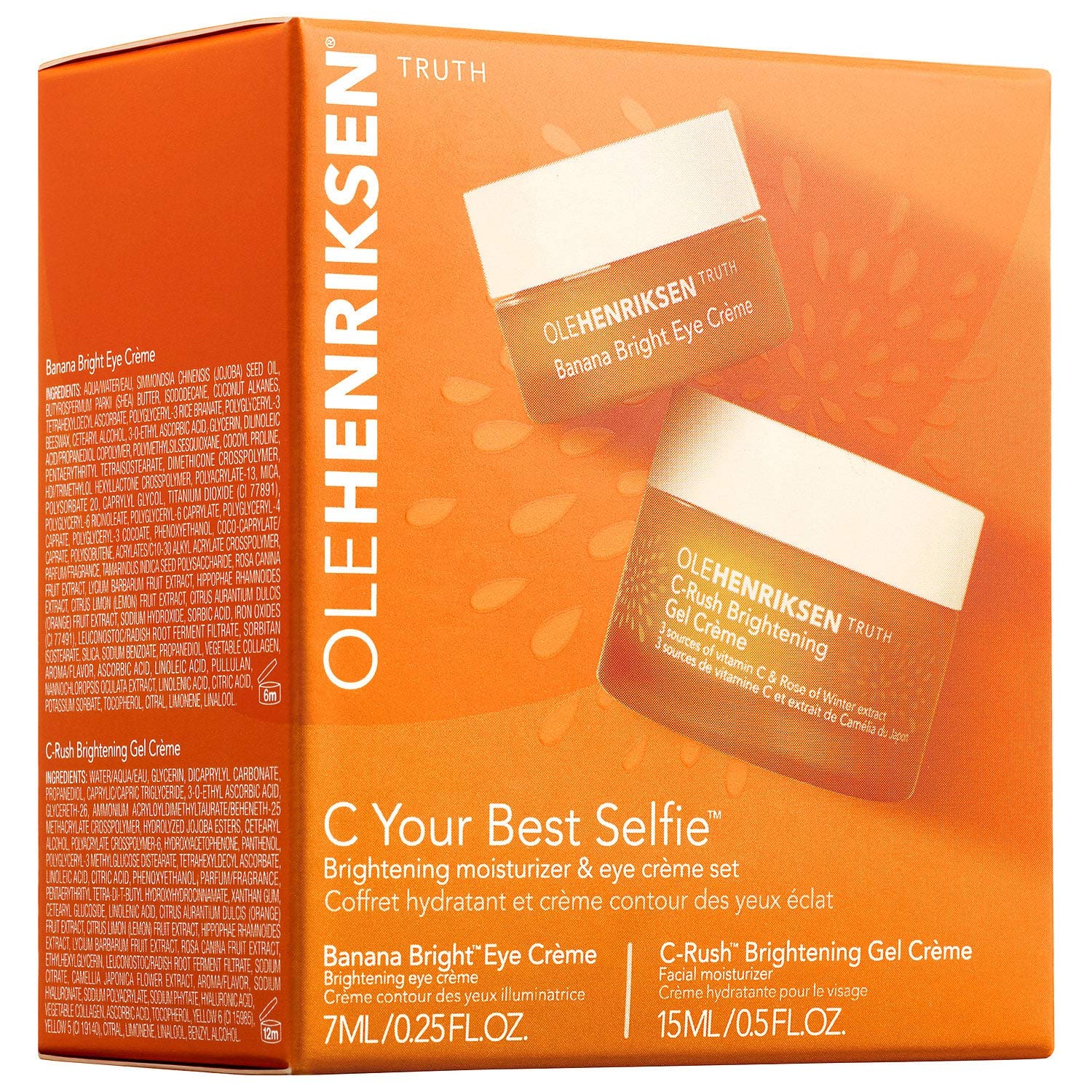  Olehenriksen C Your Best Selfie Brightening Moisturizer & Eye  Creme Set : Beauty & Personal Care