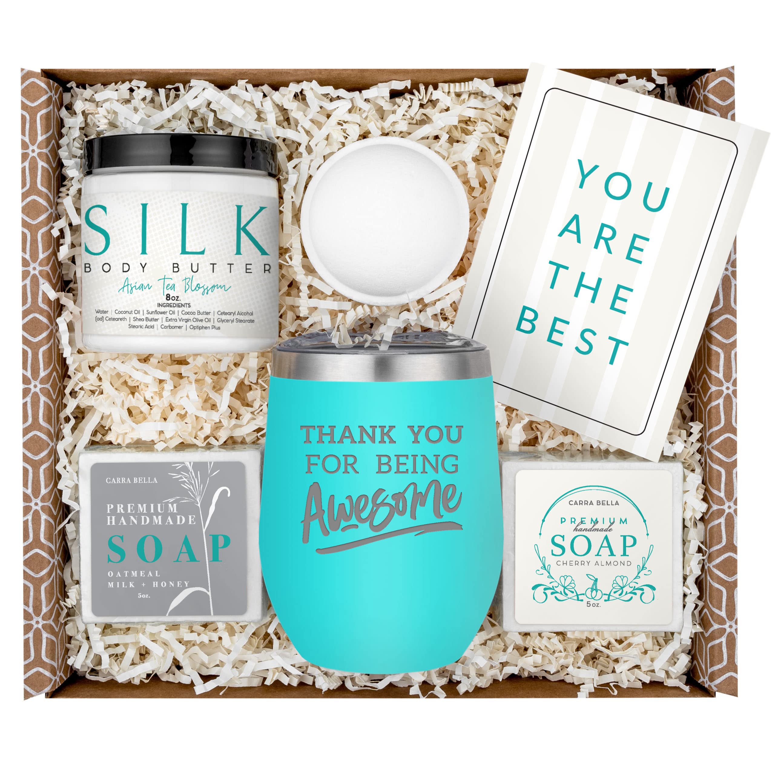 Birthday Christmas Gifts for Women, Unique Gift Basket for Her Women  Grandma Sister Girlfriend Wife Best Friend Co-Worker, Funny Gifts Box Ideas  Include 12 OZ Tumbler for Thank You Gift 