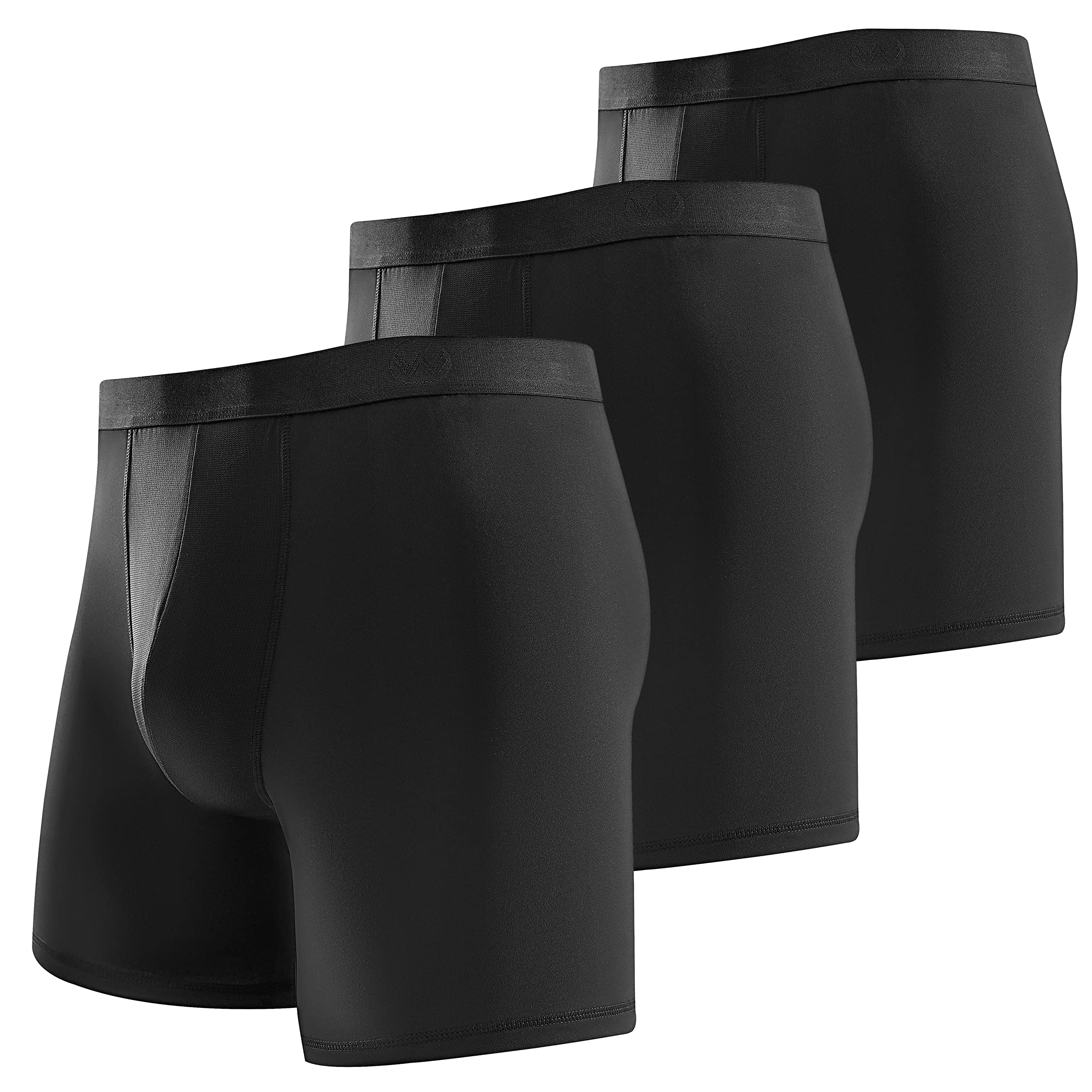 Athletic Works, Underwear & Socks, Athletic Works Mens Black Gray 3 Pack  Boxer Briefs Underwear Size 2xl 4446 New