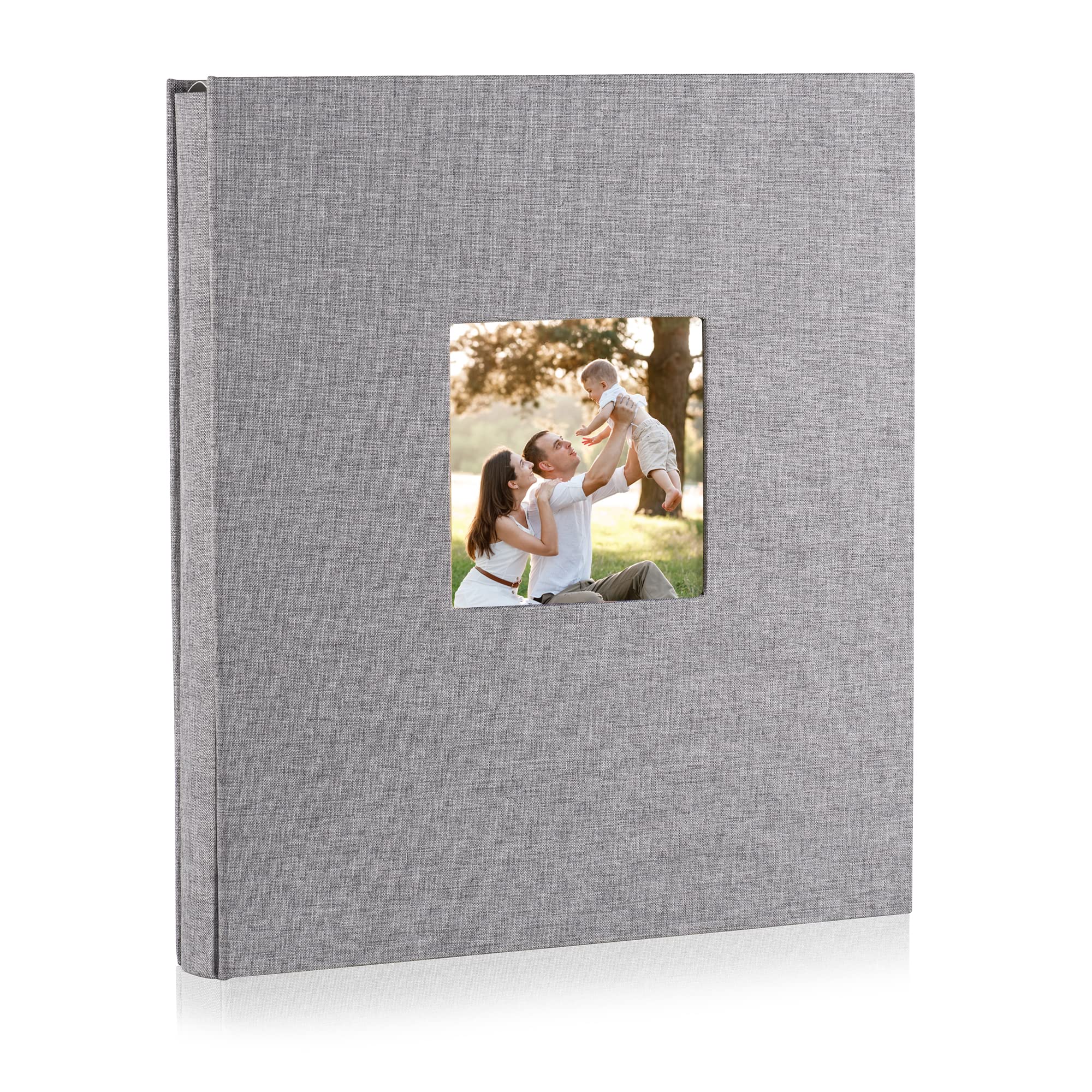Popotop Photo Album 4x6 600 Pockets,Linen Hardcover Picture Albums for Family Wedding Anniversary Baby Vacation Pictures