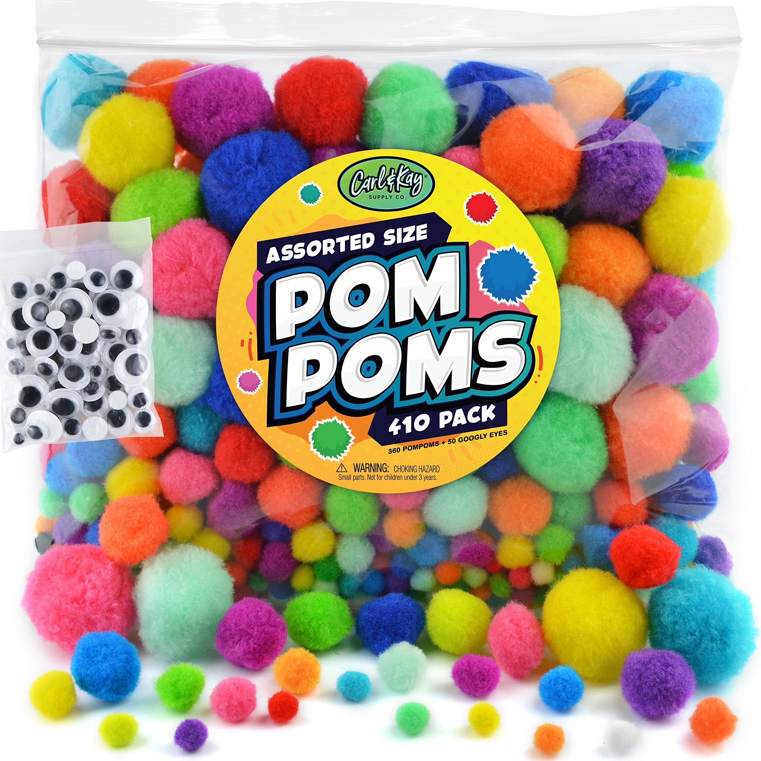 1500 Pieces Pompoms for Crafts,Small Size 1CM Small Pom Poms for Crafts,Pompoms