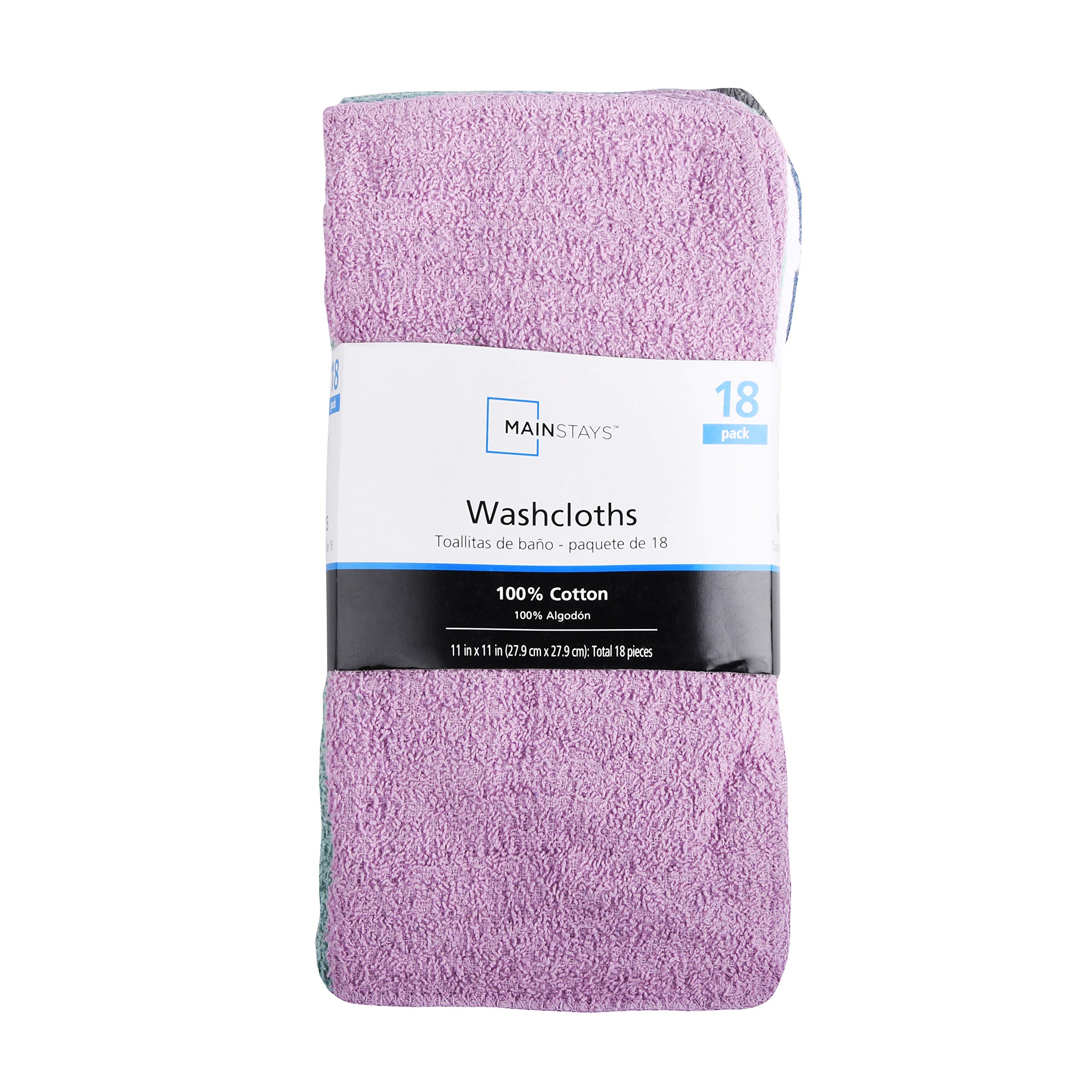 Mainstays washcloths discount