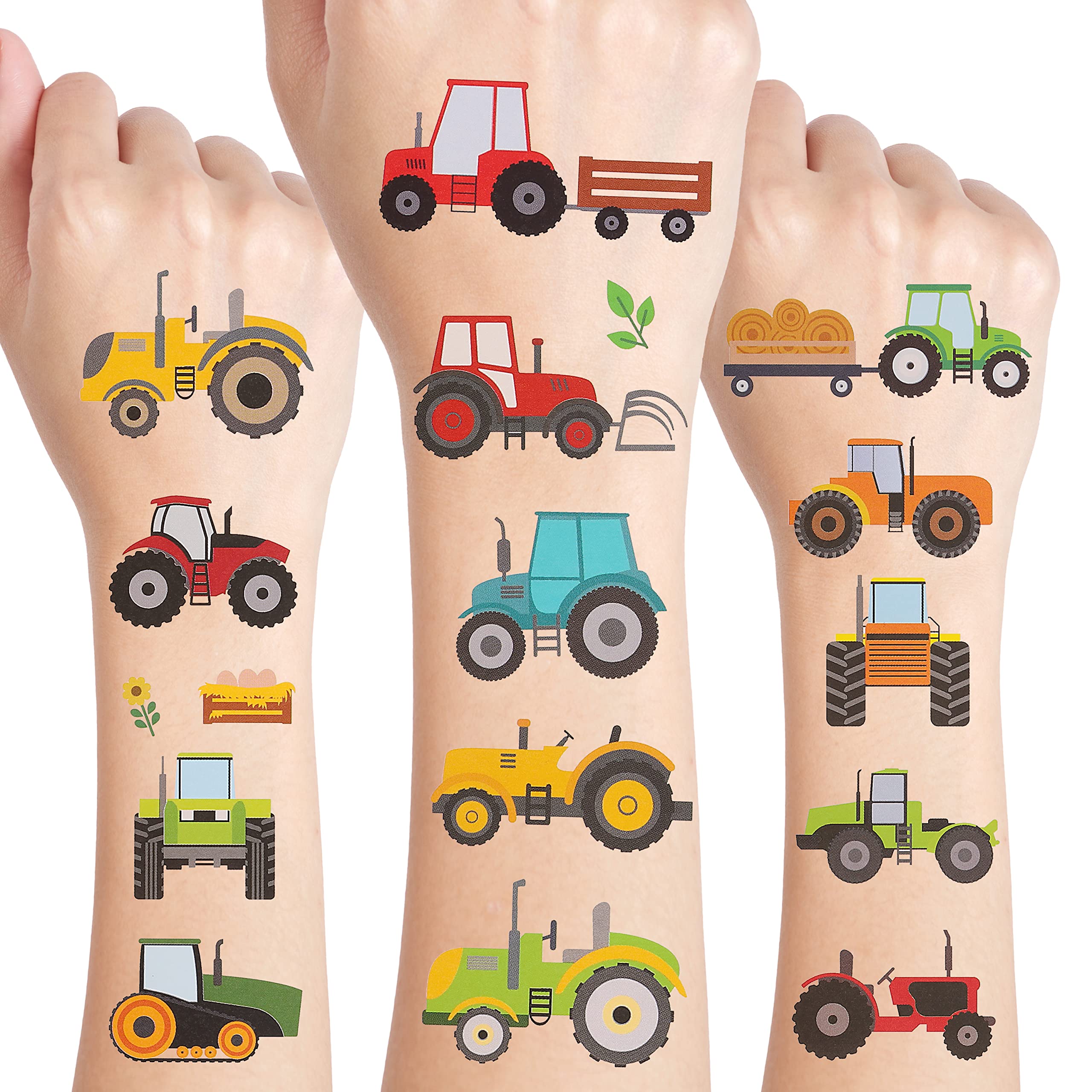 Pack of 3 Tattoo, Tractor Temporary Tattoo, Fake Tattoo, Black Tattoo,  Festival Tattoo, Waterproof Tattoo, Tattoo Lovers Gift - Etsy