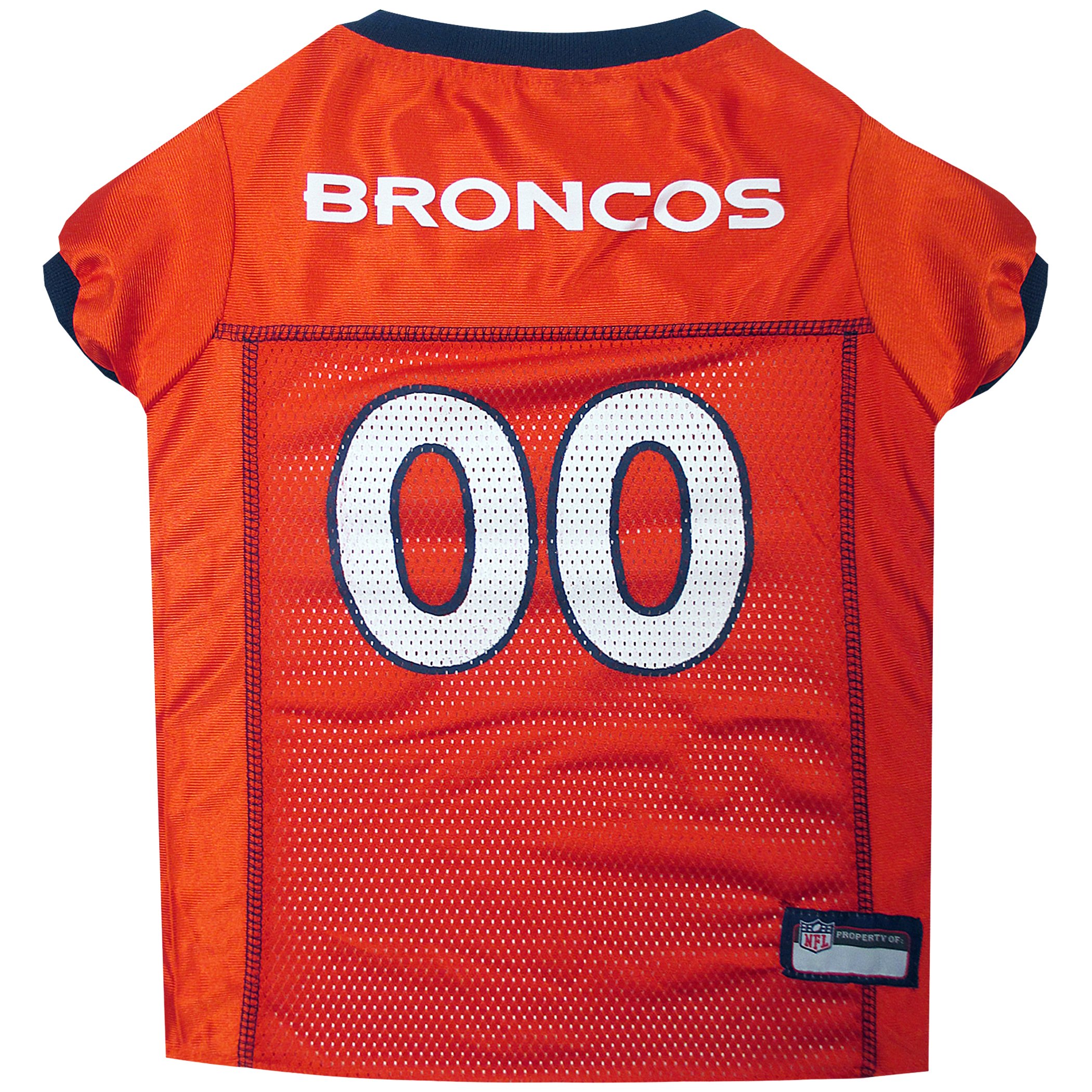 NFL Denver Broncos Dog Jersey, Size: Medium. Best Football Jersey Costume  for Dogs & Cats. Licensed