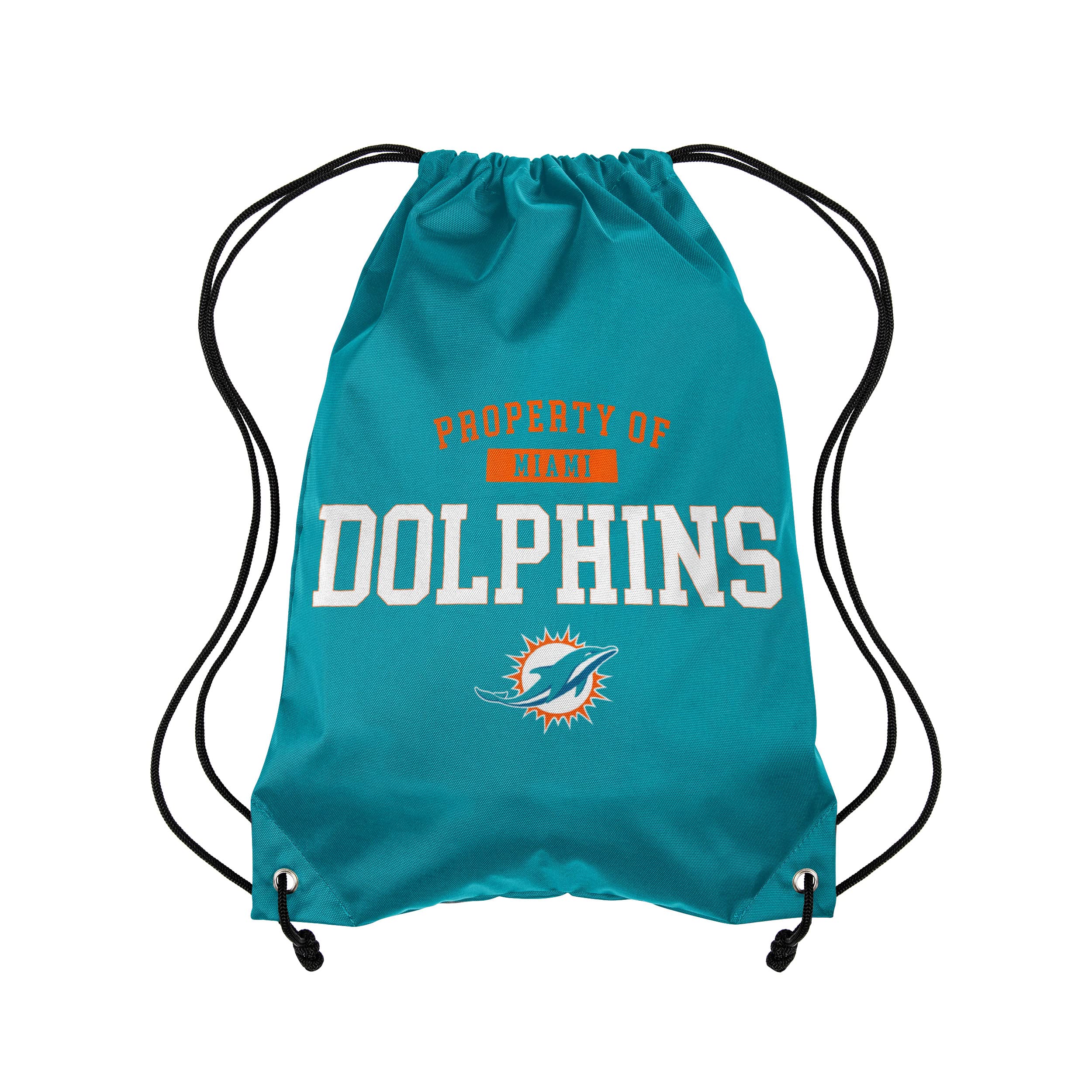 Miami Dolphins NFL Property Of Drawstring Backpack