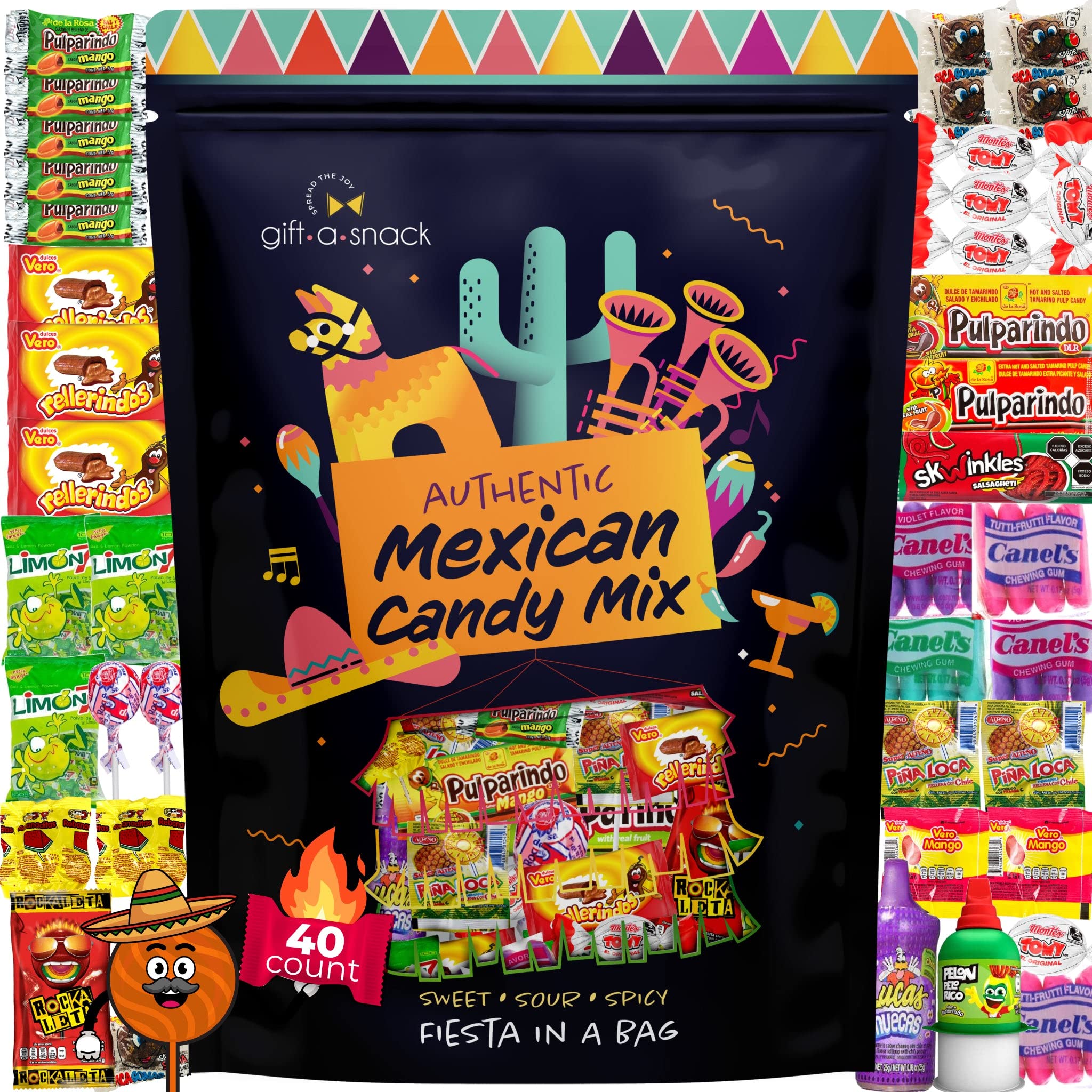 Classic Mexican Candy Mix Box 100-Pieces Pack