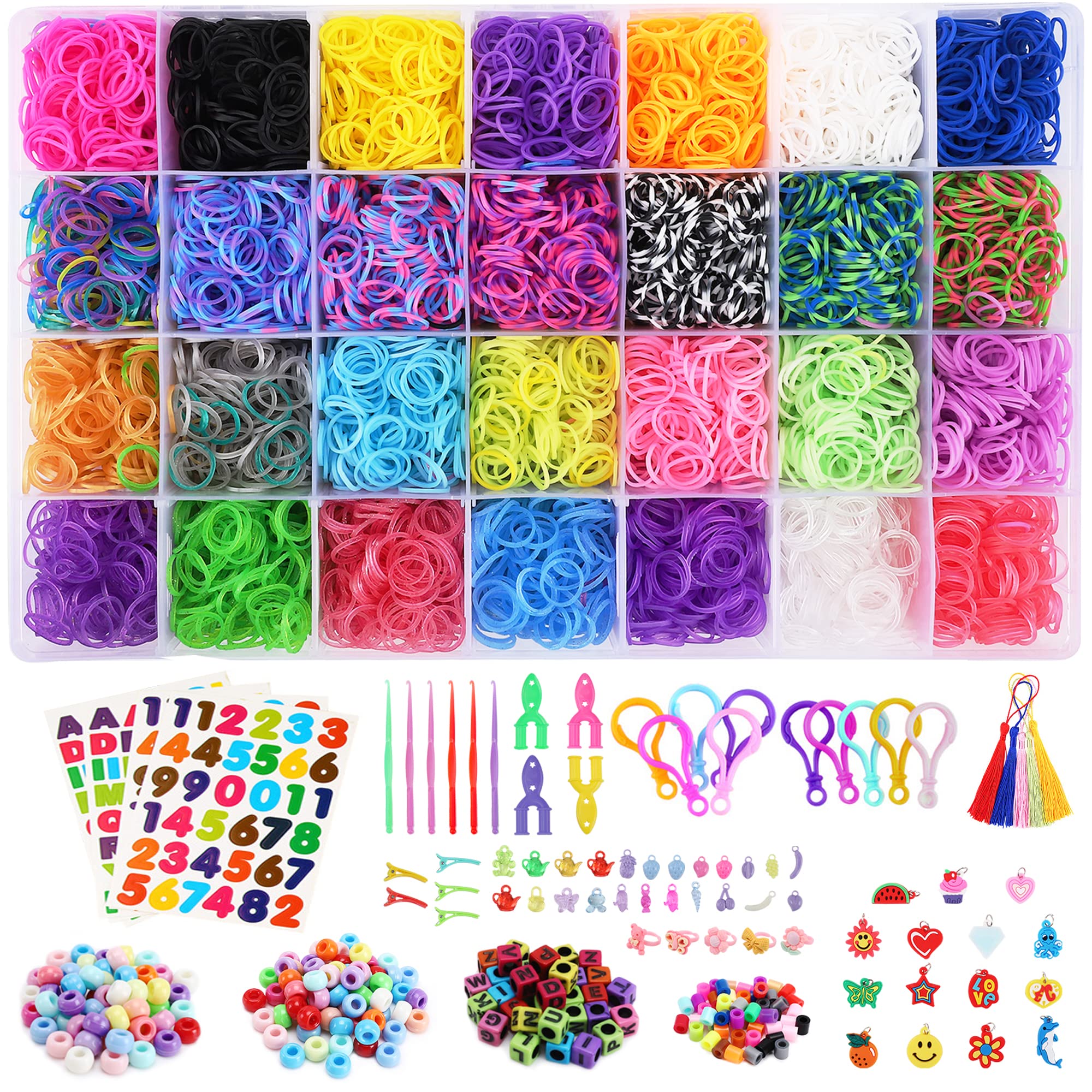 The Beadery Craft Products Wonder Loom Rubber Bands And Clips