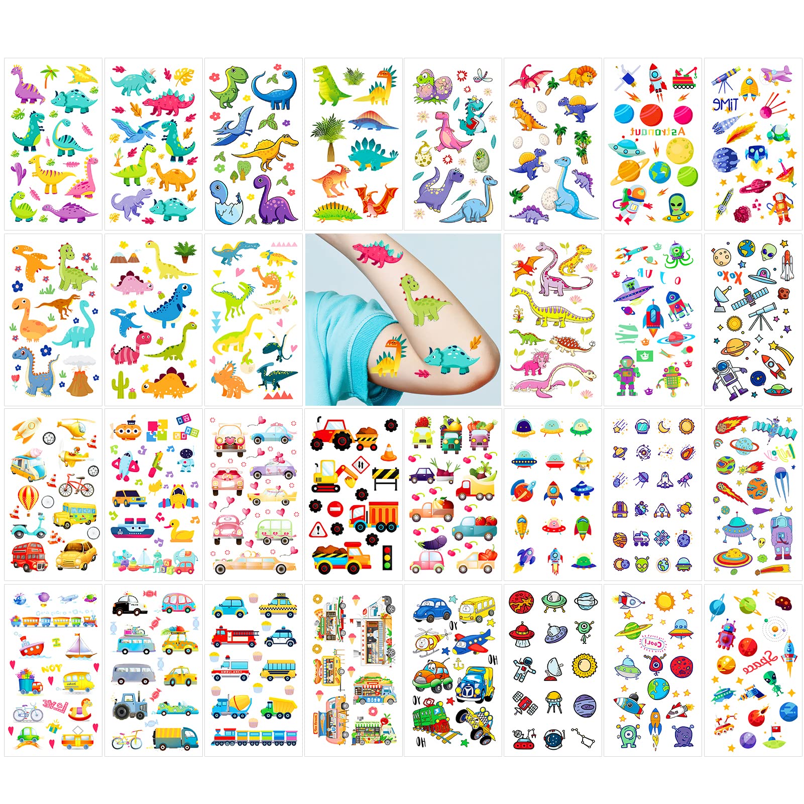 Pokemon Temporary Tattoo Sheets stickers Children Kids Birthday Party Bag