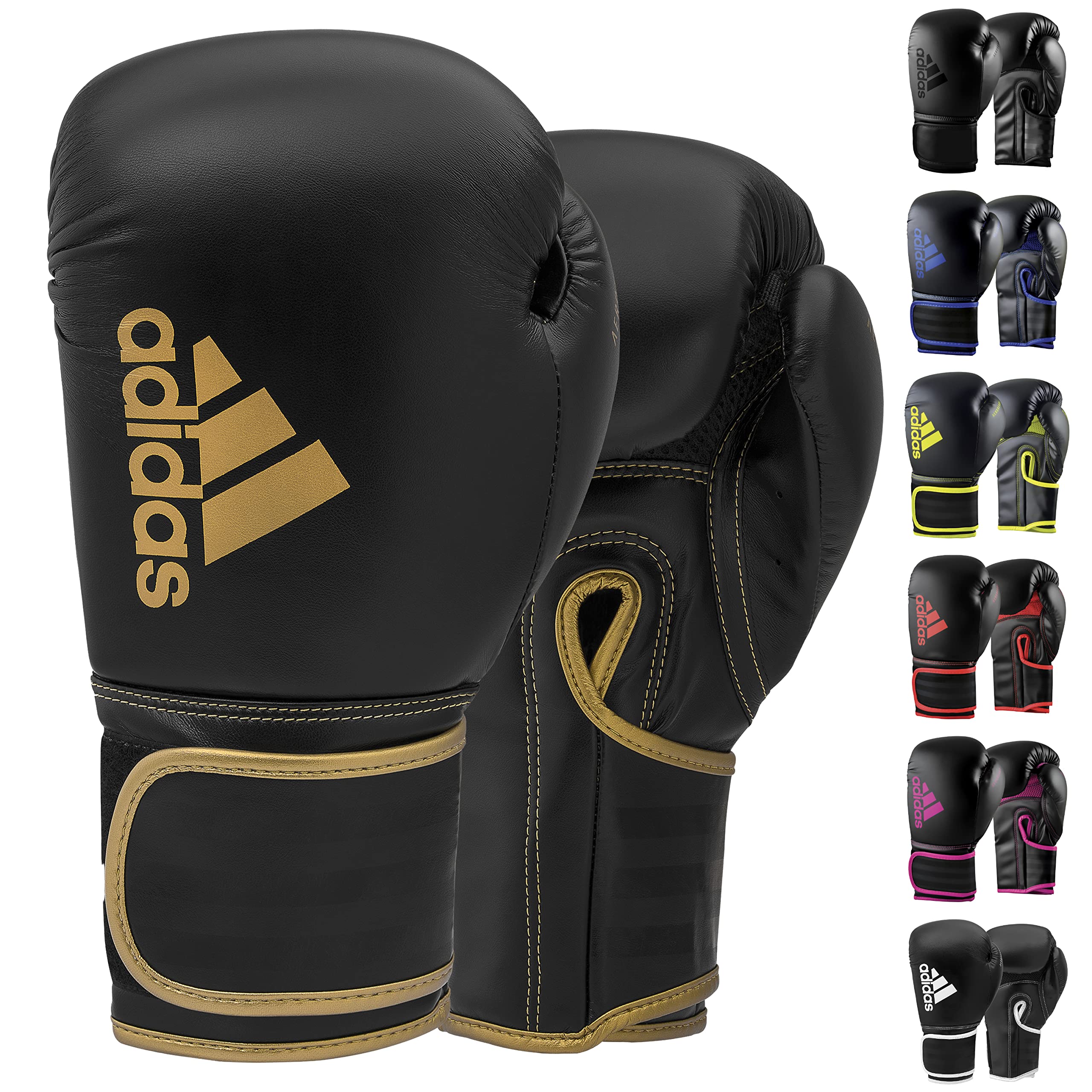 Kids - Kickboxing, MMA, Black/Gold Training Boxing Gloves - Women - Adidas for Men, & Fitness Boxing, Boxing 12oz 80 & Bag, for Hybrid Gloves