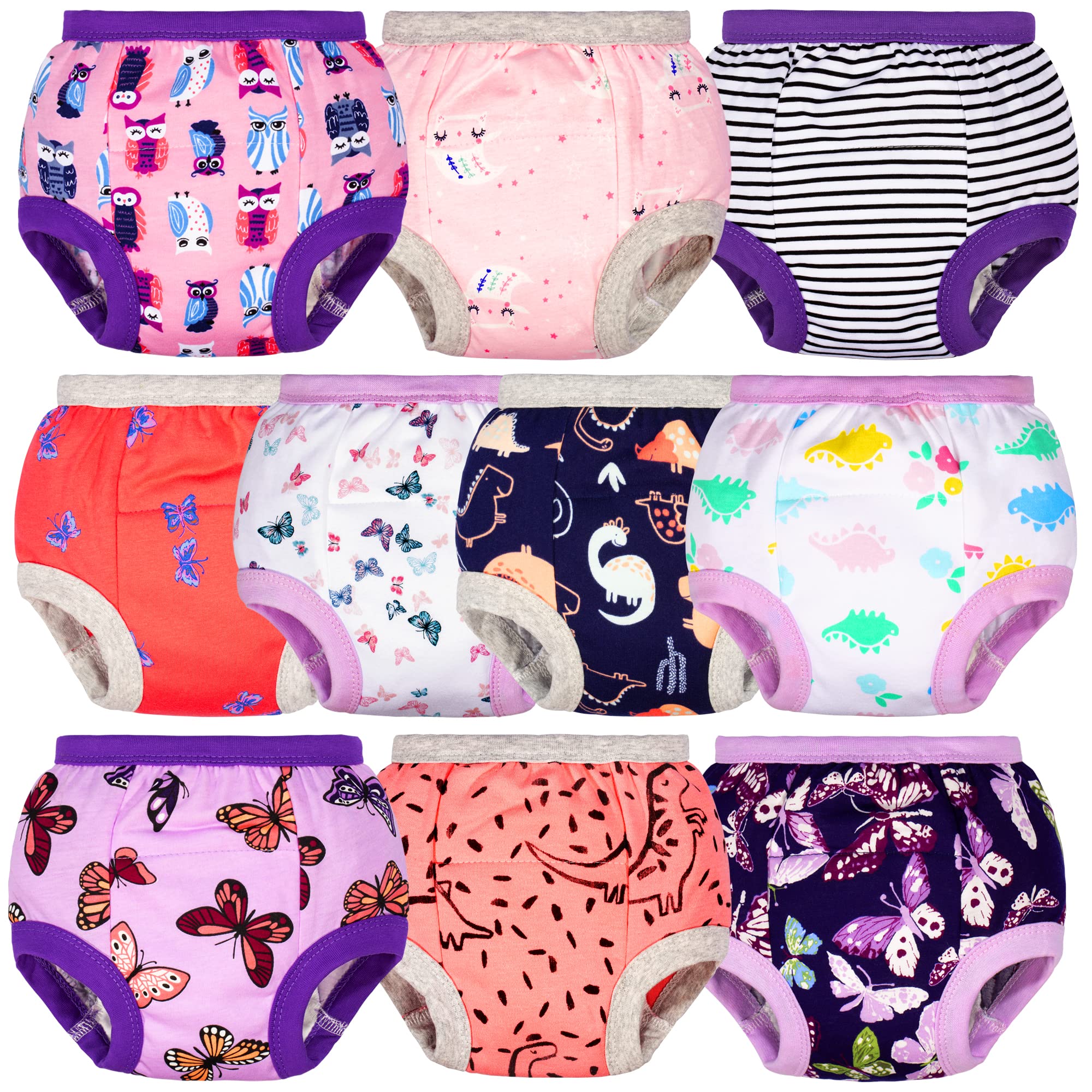 BIG ELEPHANT Potty Training Pants for Baby Boys and Girl 100% Cotton  Waterproof Training Underwear