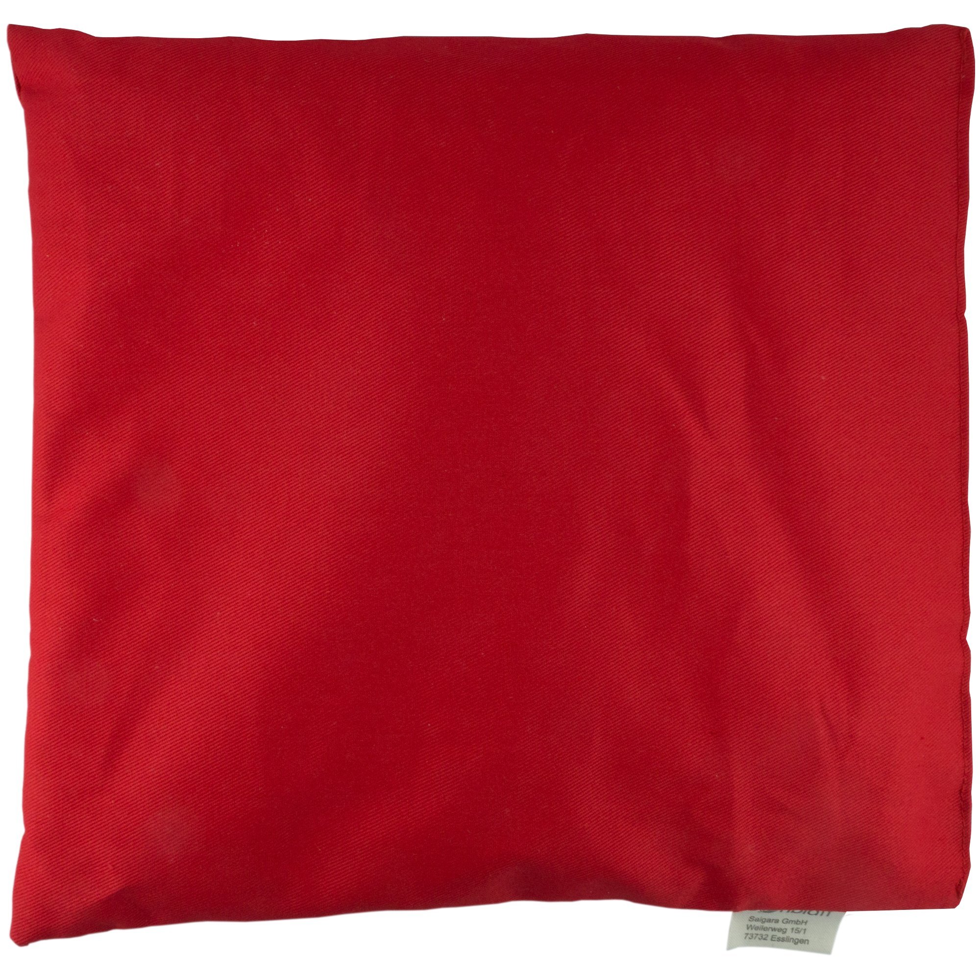 Hot Cherry Red Natural Pillow