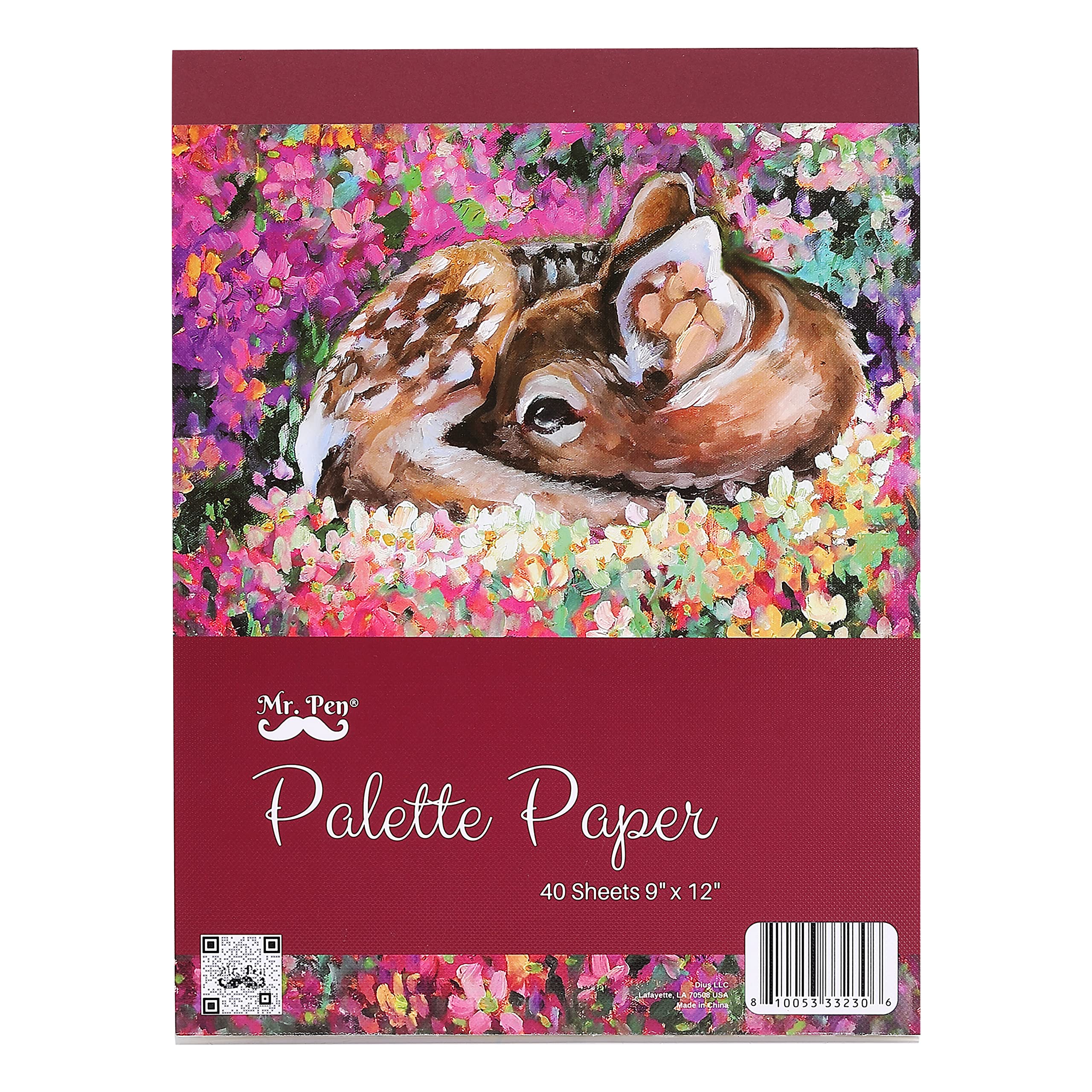 Mr. Pen- Palette Pad, 9 inchx12 inch, 40 Sheets, Palette Paper, Paint Pad, Acrylic Paint Paper, Drawing Paper, Painting Paper, Disposable Paint