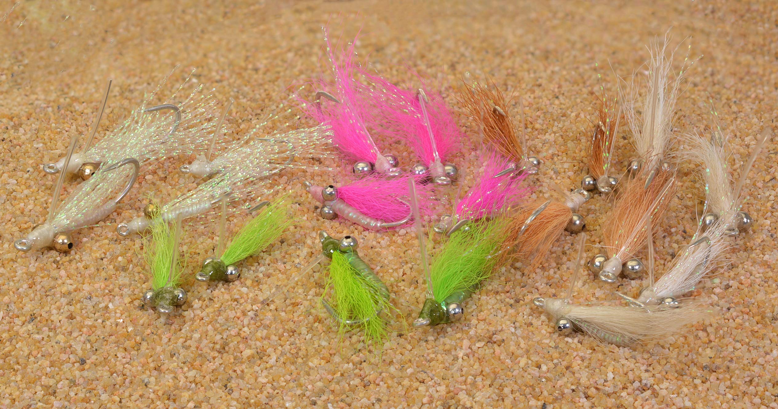 Crazy Charlie Saltwater Fly Fishing Flies - Choose from White, Pink,  Crystal, Tan & Chartreuse - Hand Tied