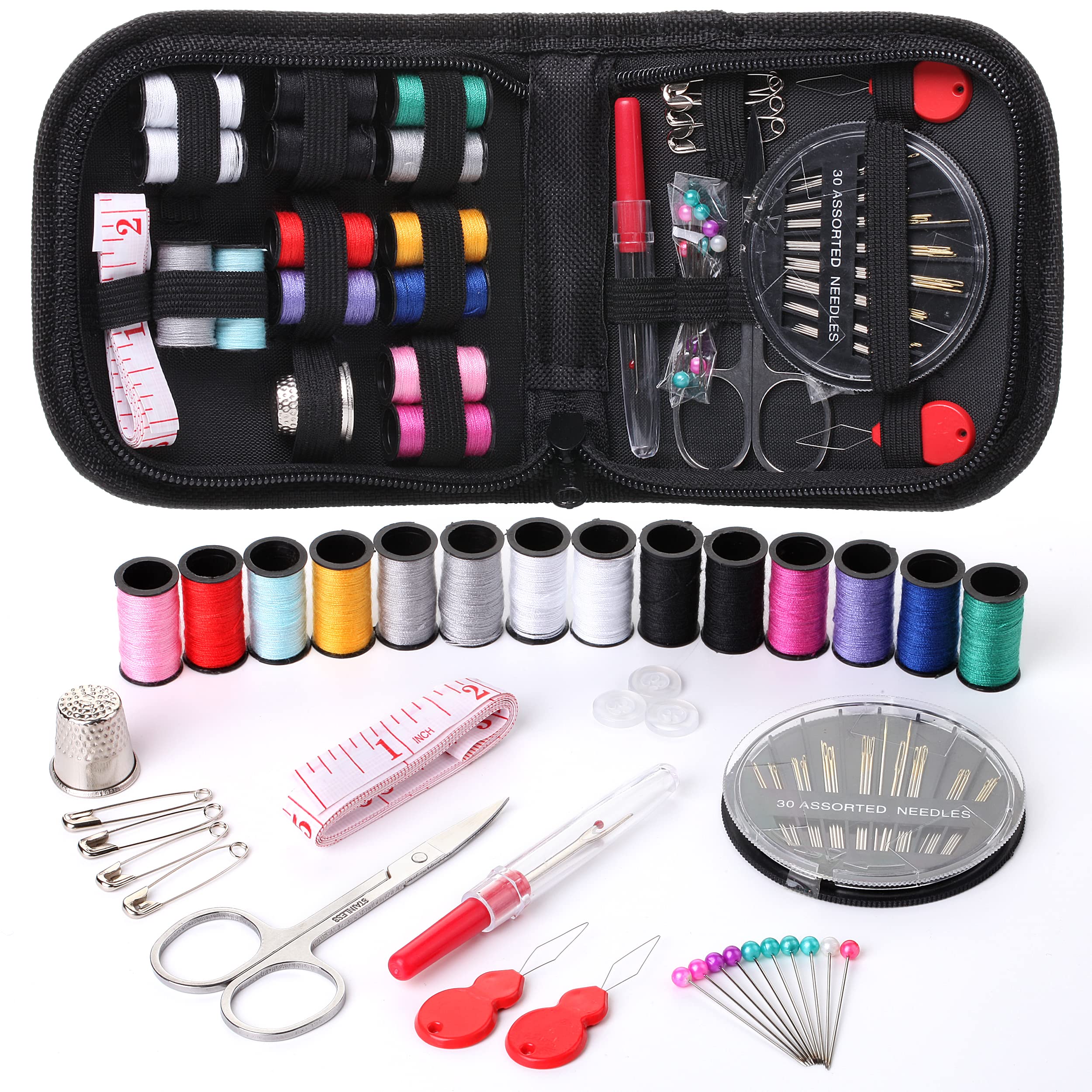  Mr. Pen- Sewing Kit, Sewing Kit for Adults, Travel Sewing Kit,  Needle and Thread Kit, Mini Sewing Kit, Sewing Kit for Beginners, Hand  Sewing Kit, Sewing Set, Basic Sewing Kit, Sewing