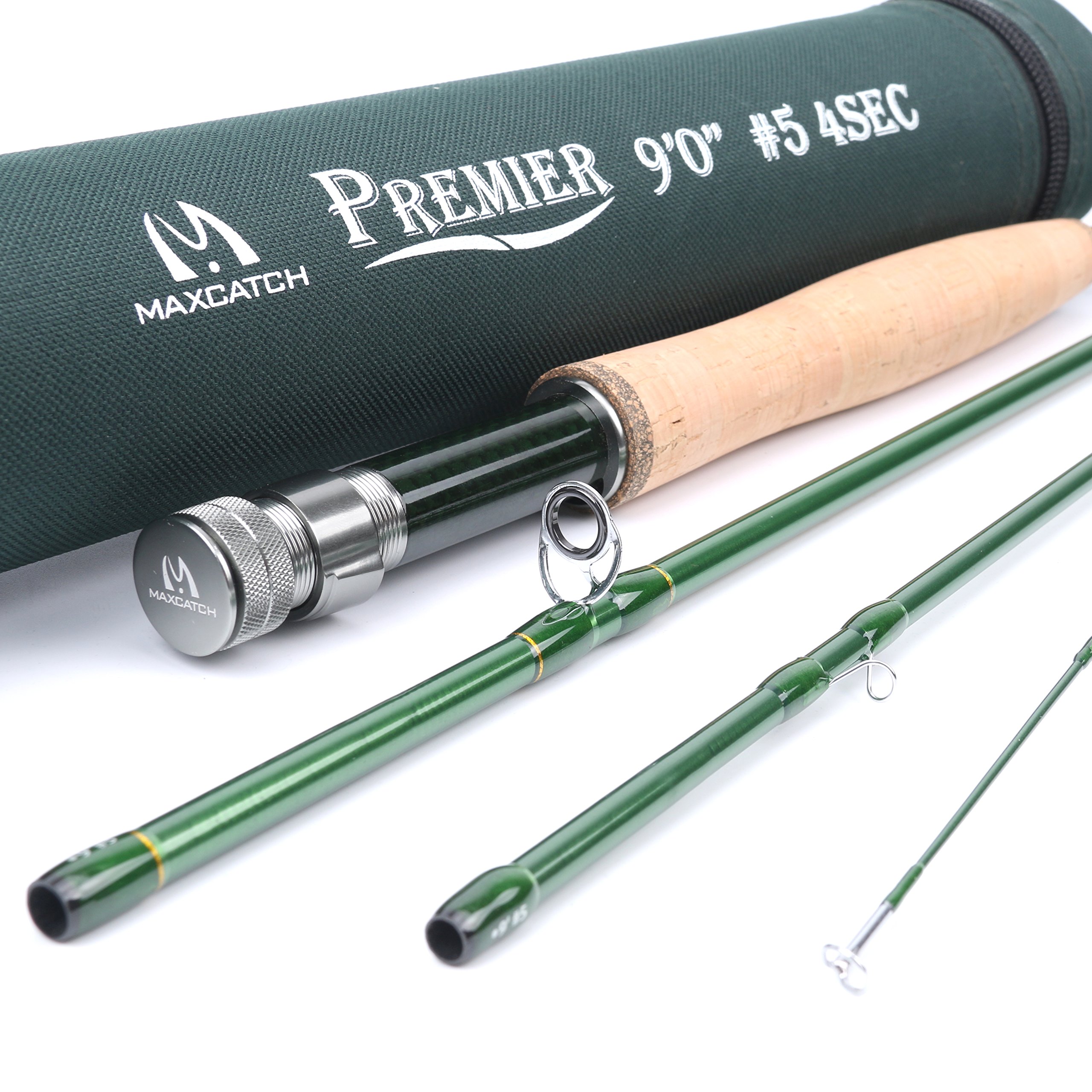 Maxcatch 3-12wt Medium-Fast Action Premier Fly Fishing Rod-IM8 Carbon Blank  for High Performance