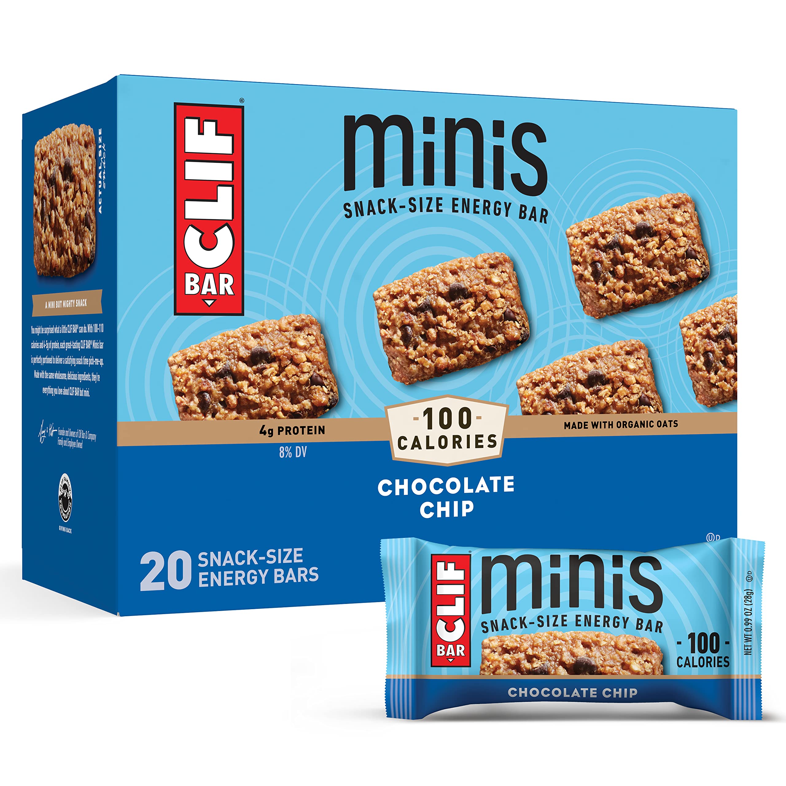 Chocolate Chip Minis  CLIF BAR® Energy Bar – Clif Bar