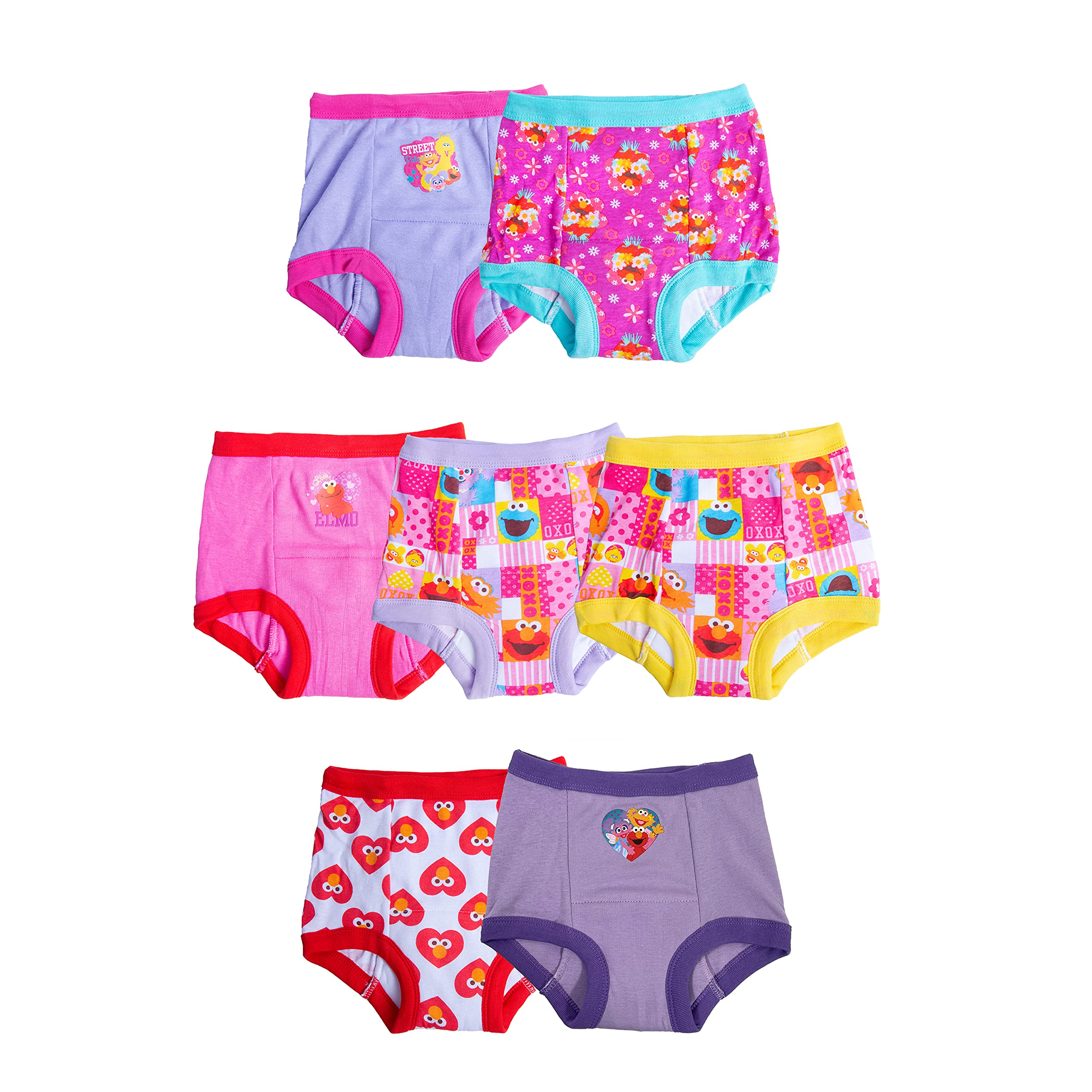 Sesame Street Training Pants Toddler Girls Underwear 4T
