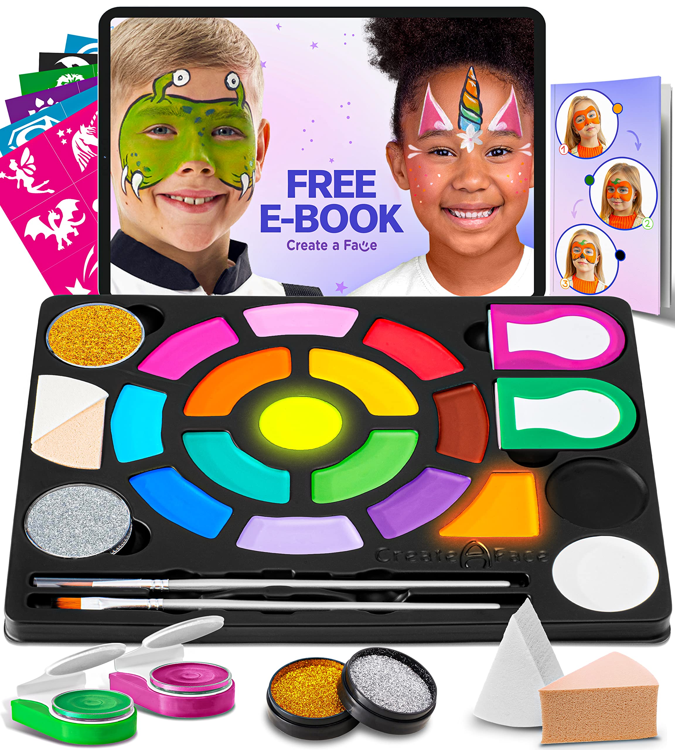 10 Things a Professional Facepainter Wants You to Know  Face paint kit,  Face paint set, Face painting tutorials