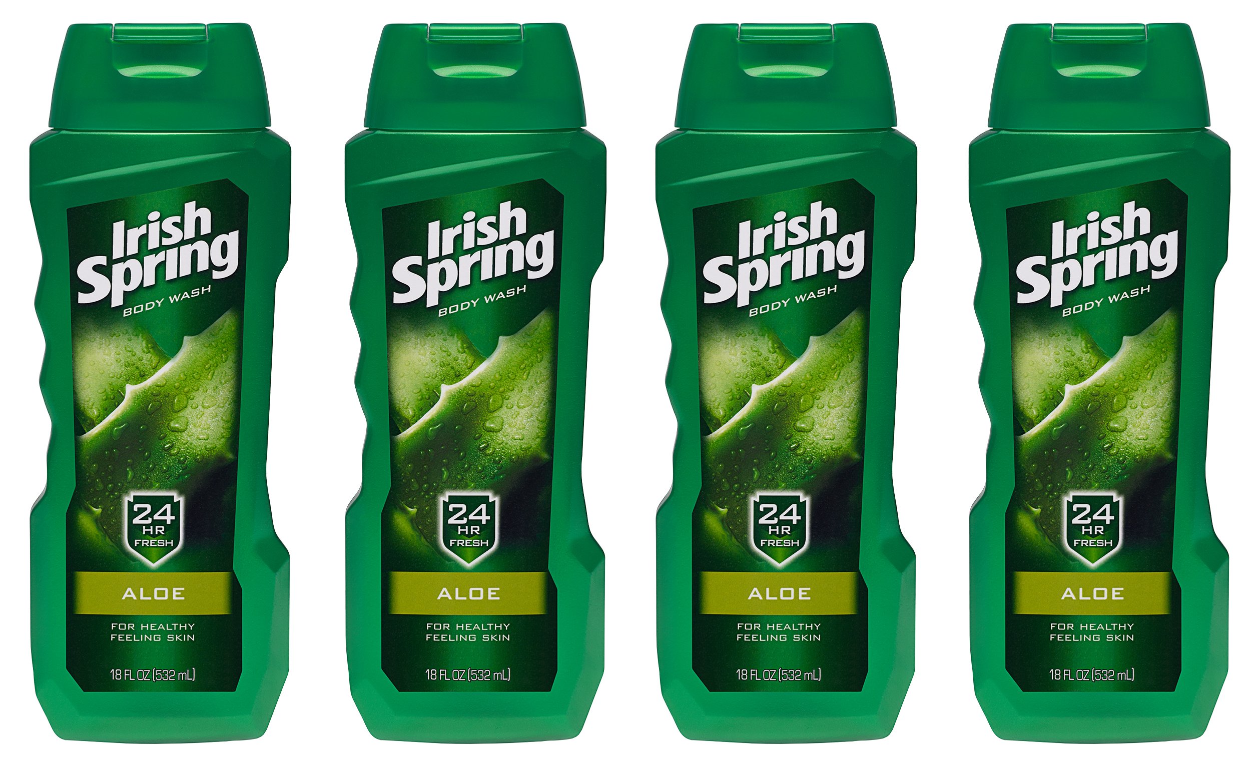 (Lot of 2) Irish Spring 5-In-1 Shampoo Conditioner Body & Face Wash 18 fl oz