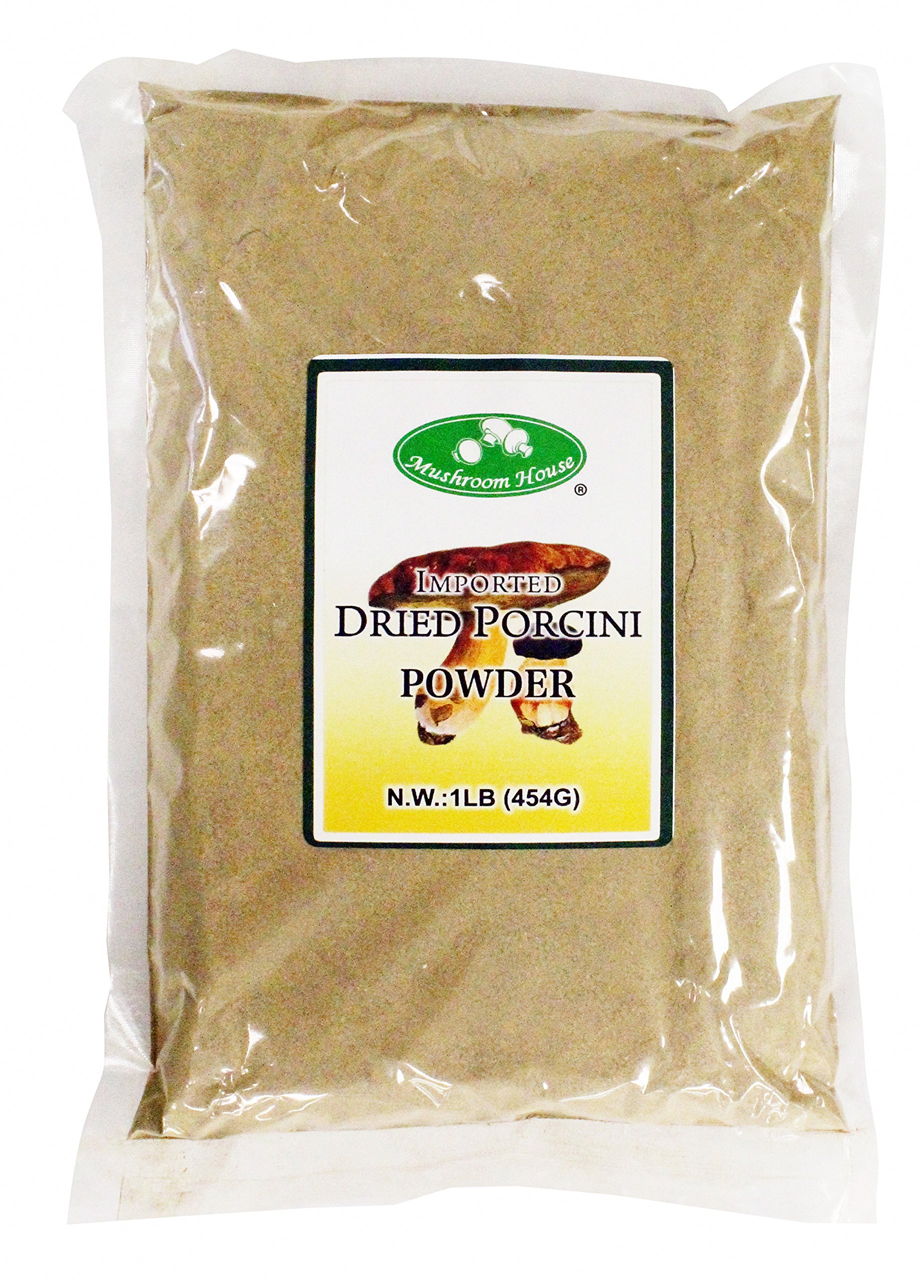 Mushroom House Porcini Dried Mushroom Powder 1 Lb Premium Grade