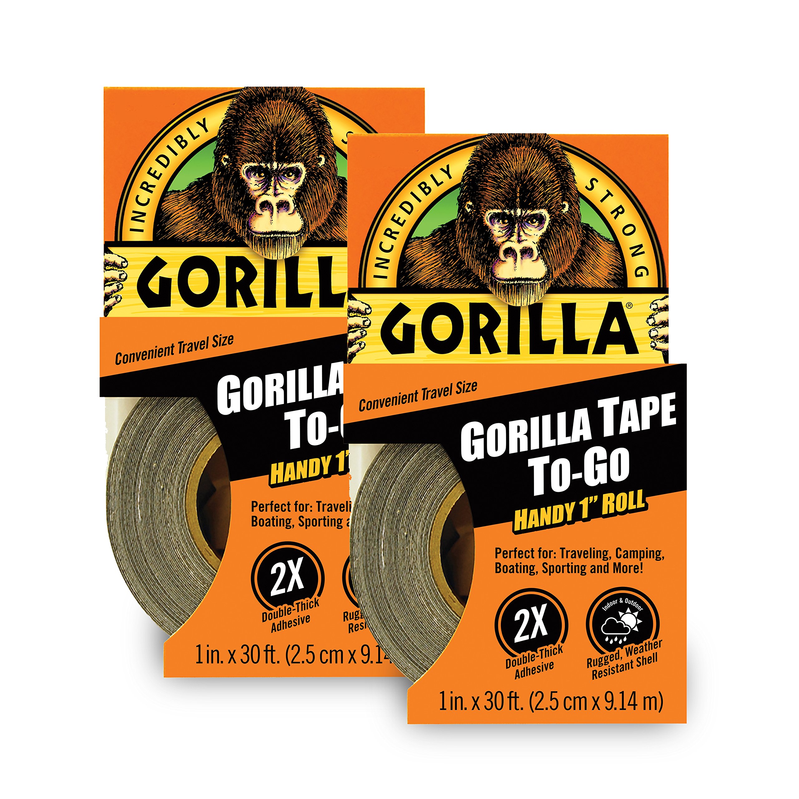  Gorilla Tape, White Duct Tape, 1.88 x 30 yd, White, (Pack of  2) : Industrial & Scientific