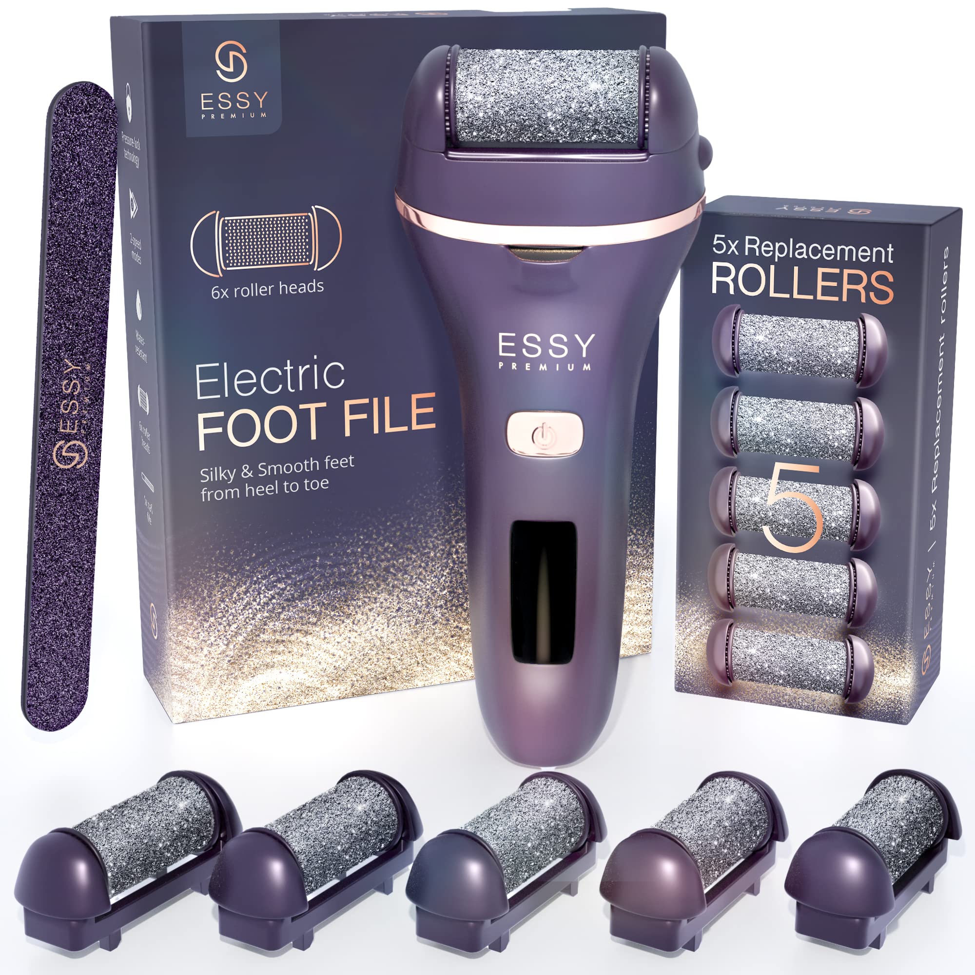 Electric Foot Grinder, Dead Skin Remover, Automatic Foot File