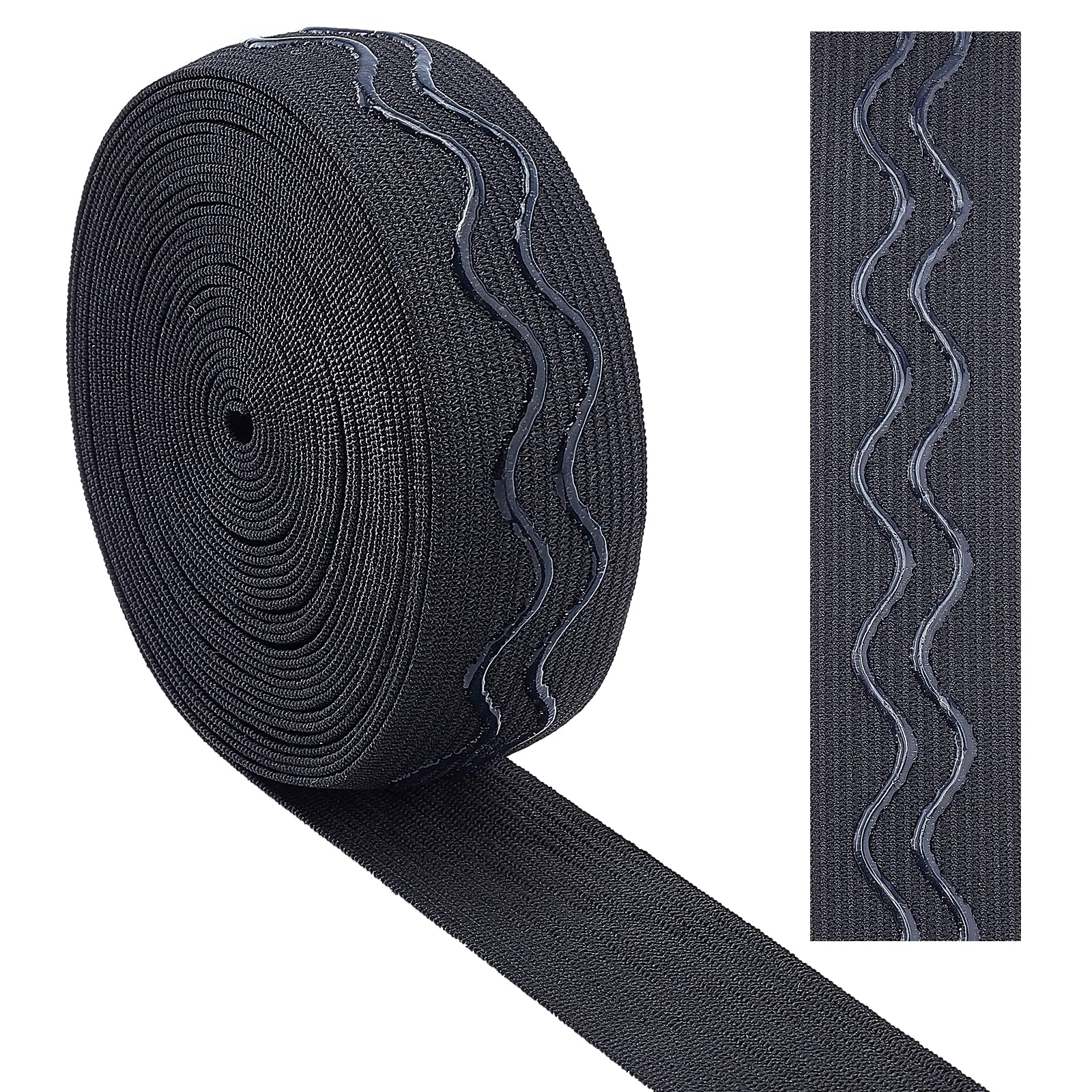 Custom Non-Slip Silicone Elastic Gripper Band Sewing