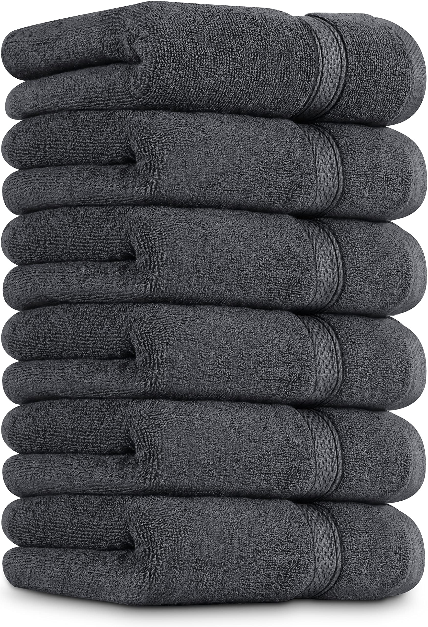Utopia Towels 8-Piece Premium Towel Set, 2 Bath Towels, 2 Hand Towels, and  4 Wash