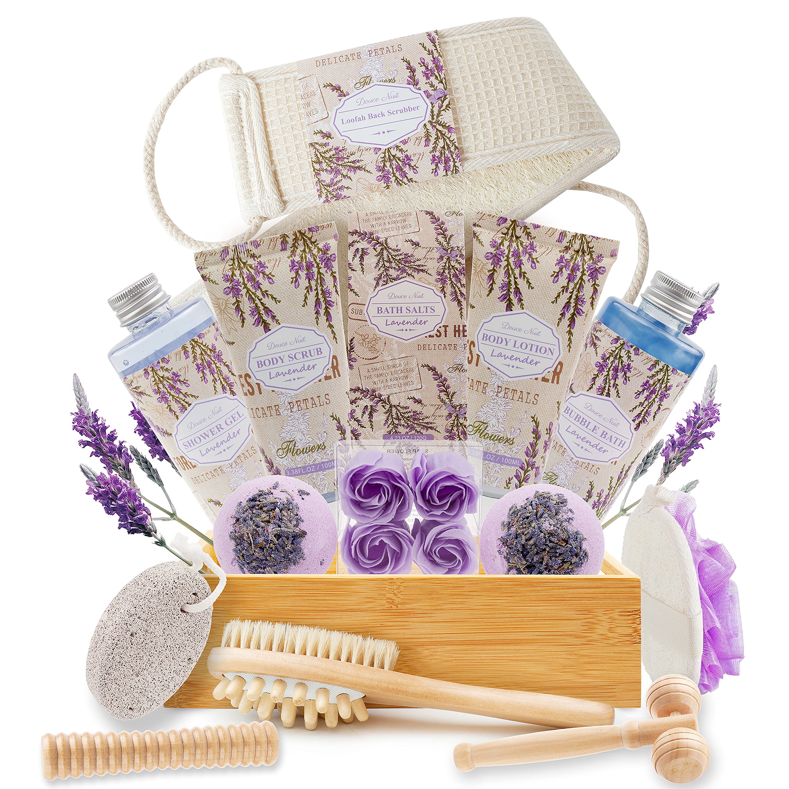 Bath Gift Set for Him & Her! Luxury Spa Gift Baskets for Women, Men. Bath  Kit