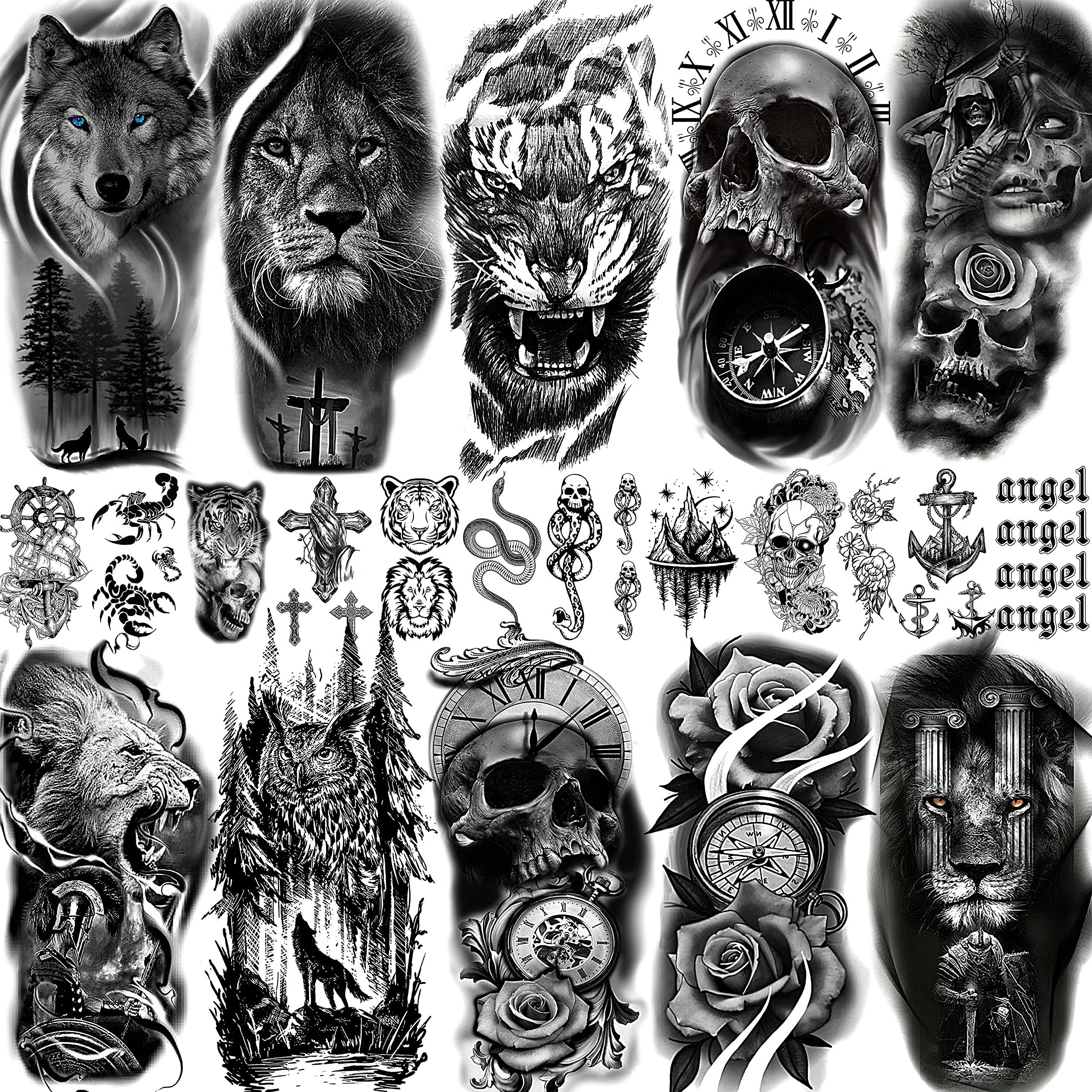 Lion Tattoo Pattern Free Png Transparent Layer Material, European And  American Lion Head Tattoo Manuscript, Lion Small Tattoo, 3d Lion Tattoo  Pattern Free PNG And Clipart Image For Free Download - Lovepik |
