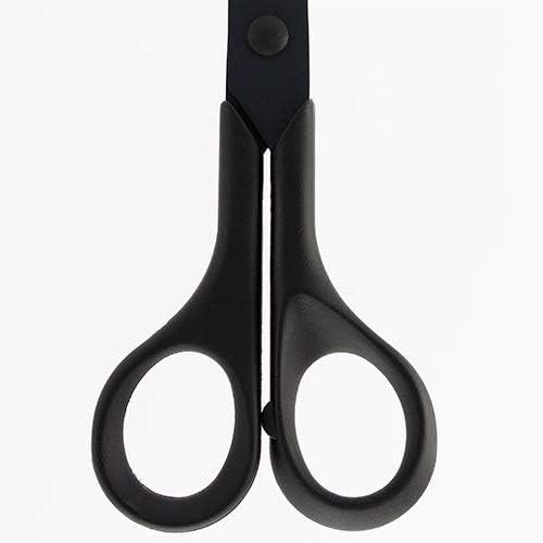 Deli Black Blade Scissors All Purpose Sharp Stainless Steel Non