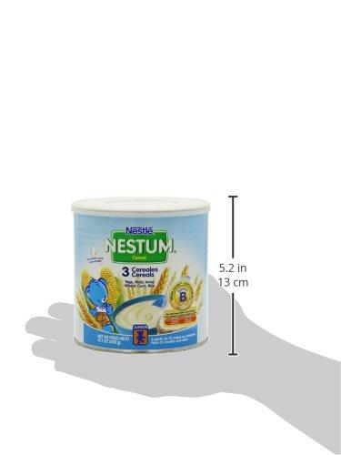 Nestle Nestum Infant Cereal, 3 Cereals, 14.1 oz (Pack of 6