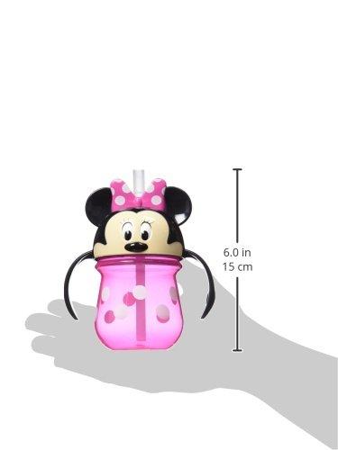 The First Years Disney Minnie Mouse Trainer Straw Cup - Disney Toddler Cups  with Straw - 9 Months and Up - 7 Oz Minnie Mouse 1 Count Character Cup