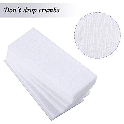 100 Pieces Non-woven Waxing Strips Hair Removal Wax Paper 