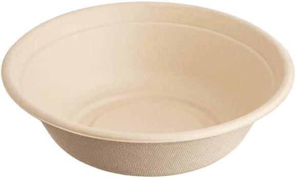 [100 Sets] 32oz Compostable Eco Friendly Container Trays with Lids - Deep Contai
