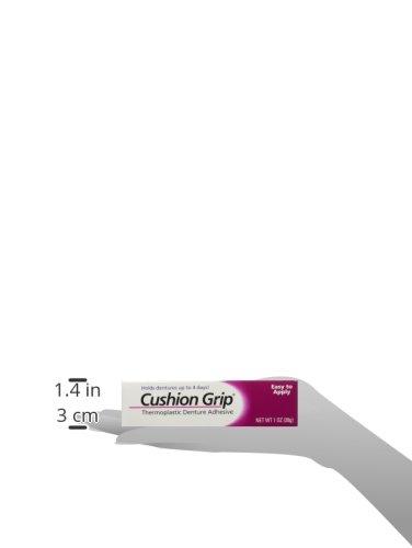 Cushion Grip Thermoplastic Denture Adhesive, 1 oz (Pack of 3) Make Your  Denture Fit Snug Again for Up to 4 Days [Not a Glue Adhesive, Acts Like a