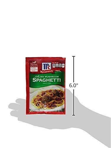 McCormick Italian Mushroom Spaghetti Sauce Mix, 1.5 oz